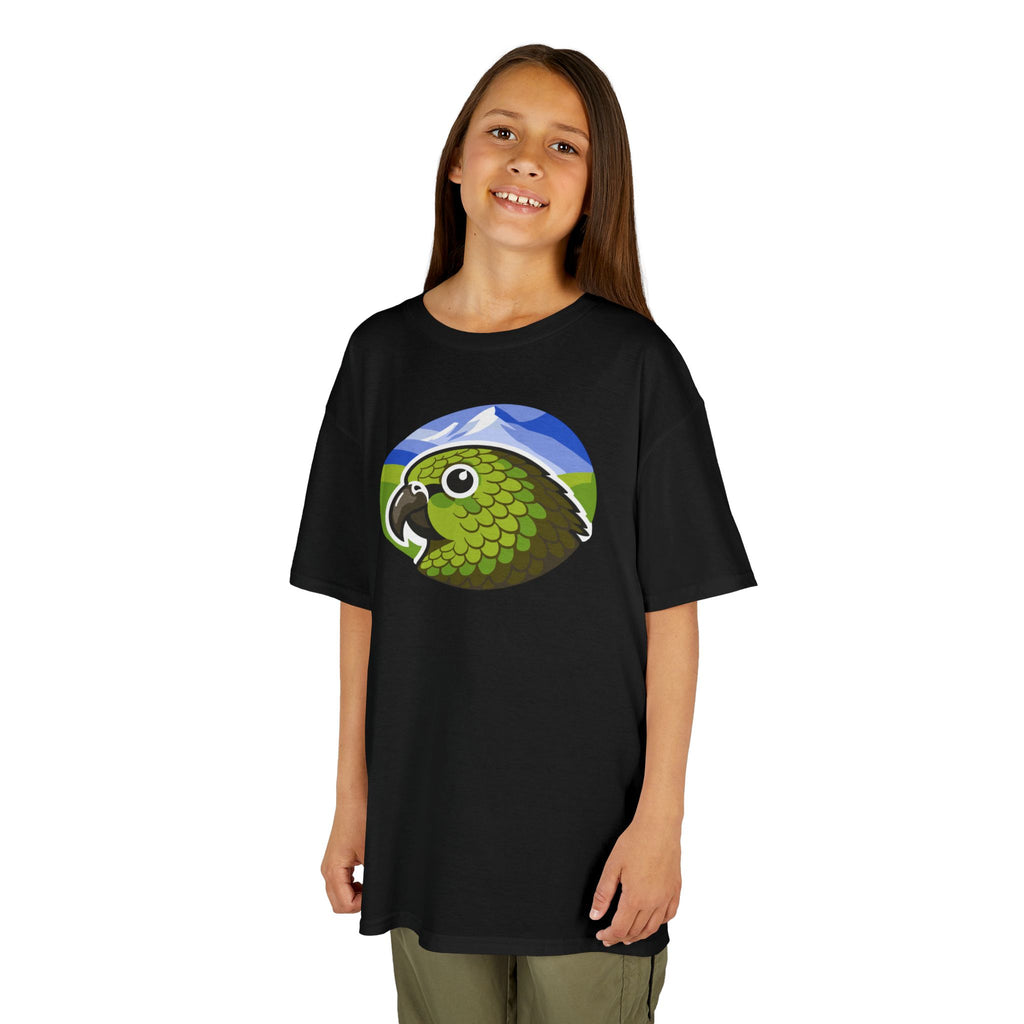 T-shirt — Green Kea Bird Graphic Shirt