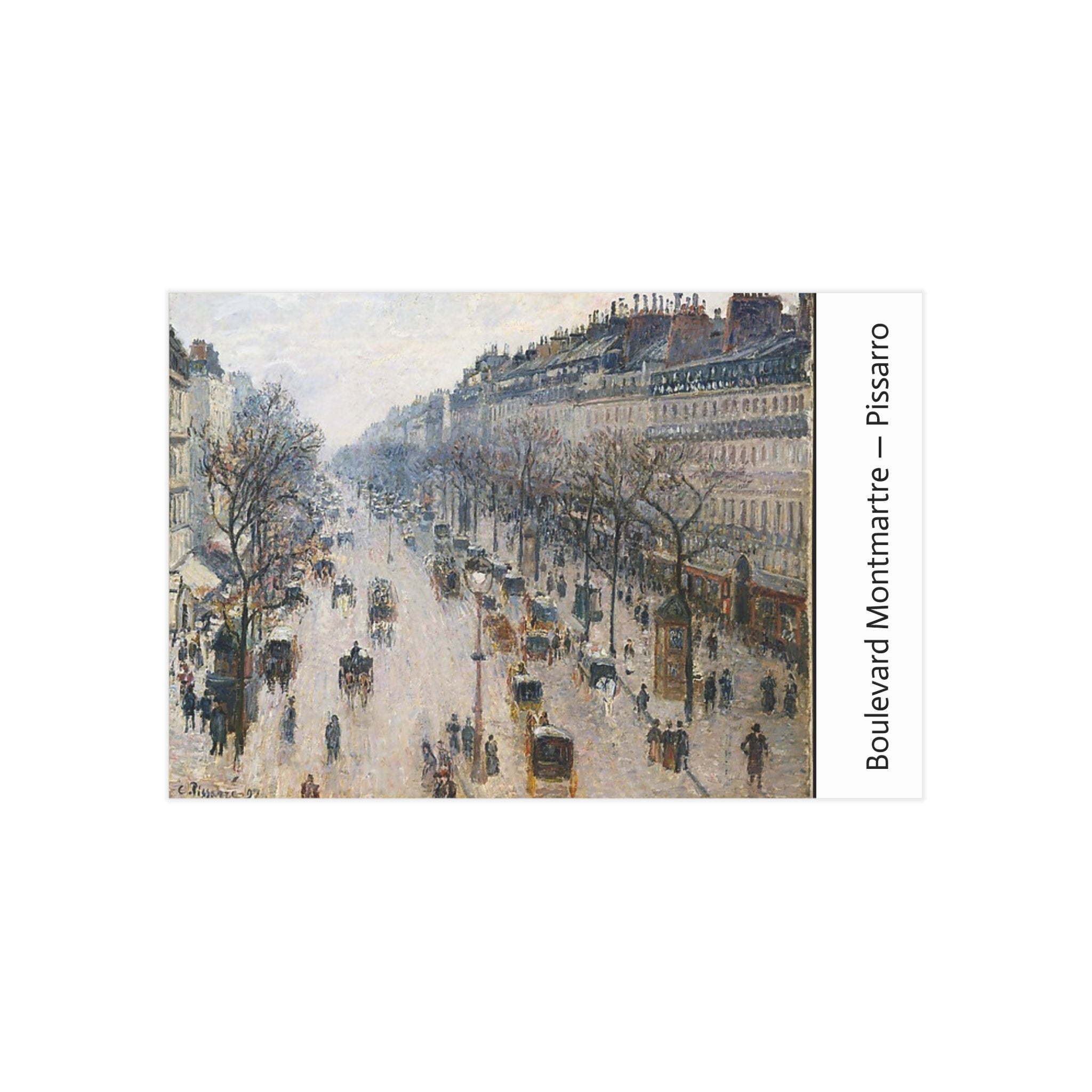 Mini Print : Boulevard Montmartre — Pissarro