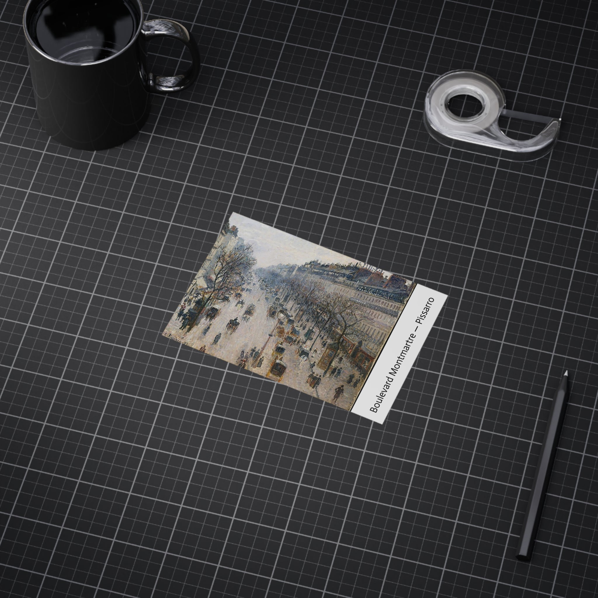 Mini Print : Boulevard Montmartre — Pissarro