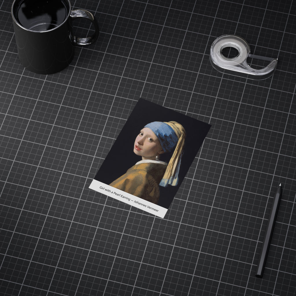 Mini Print : Girl with a Pearl Earring — Johannes Vermeer