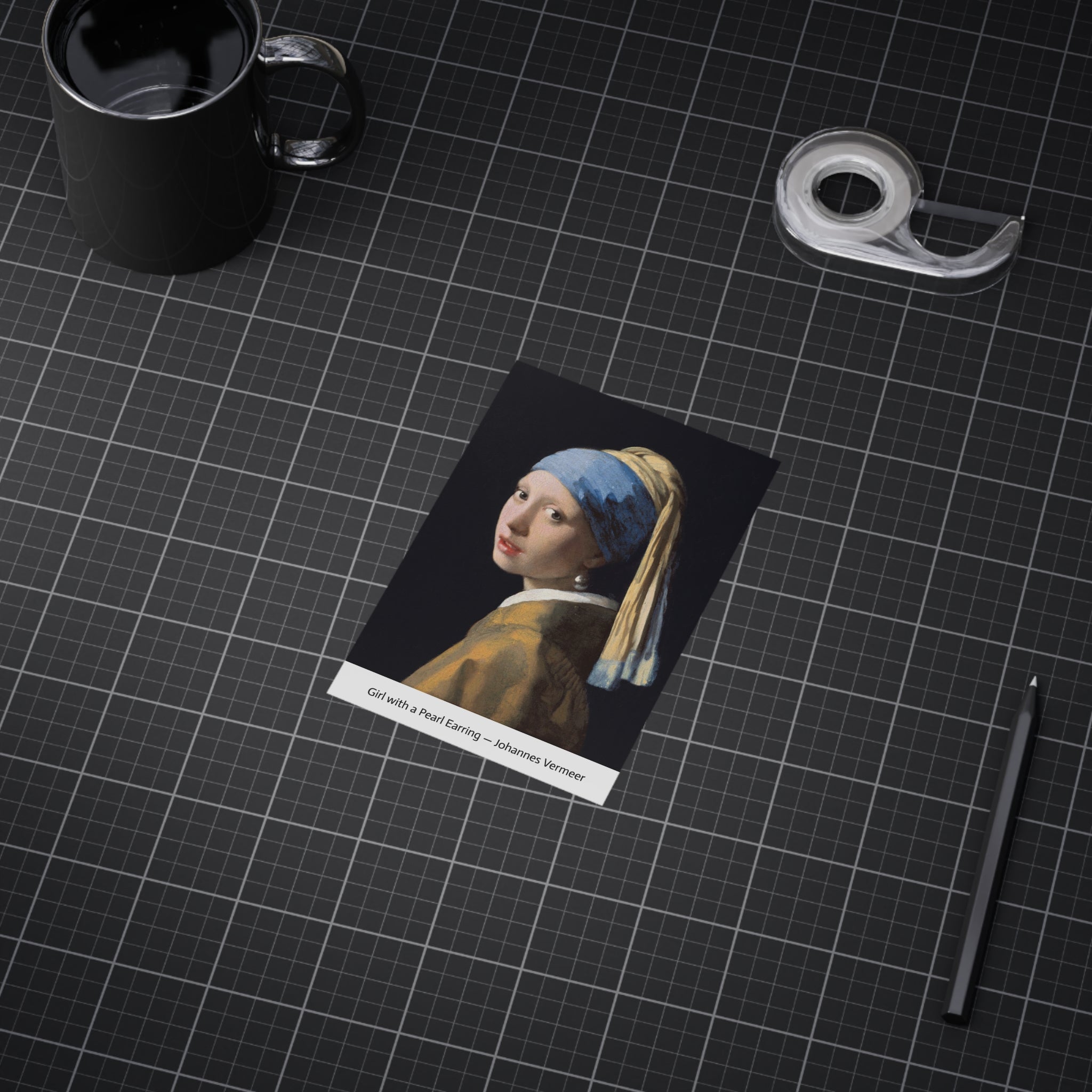Mini Print : Girl with a Pearl Earring — Johannes Vermeer