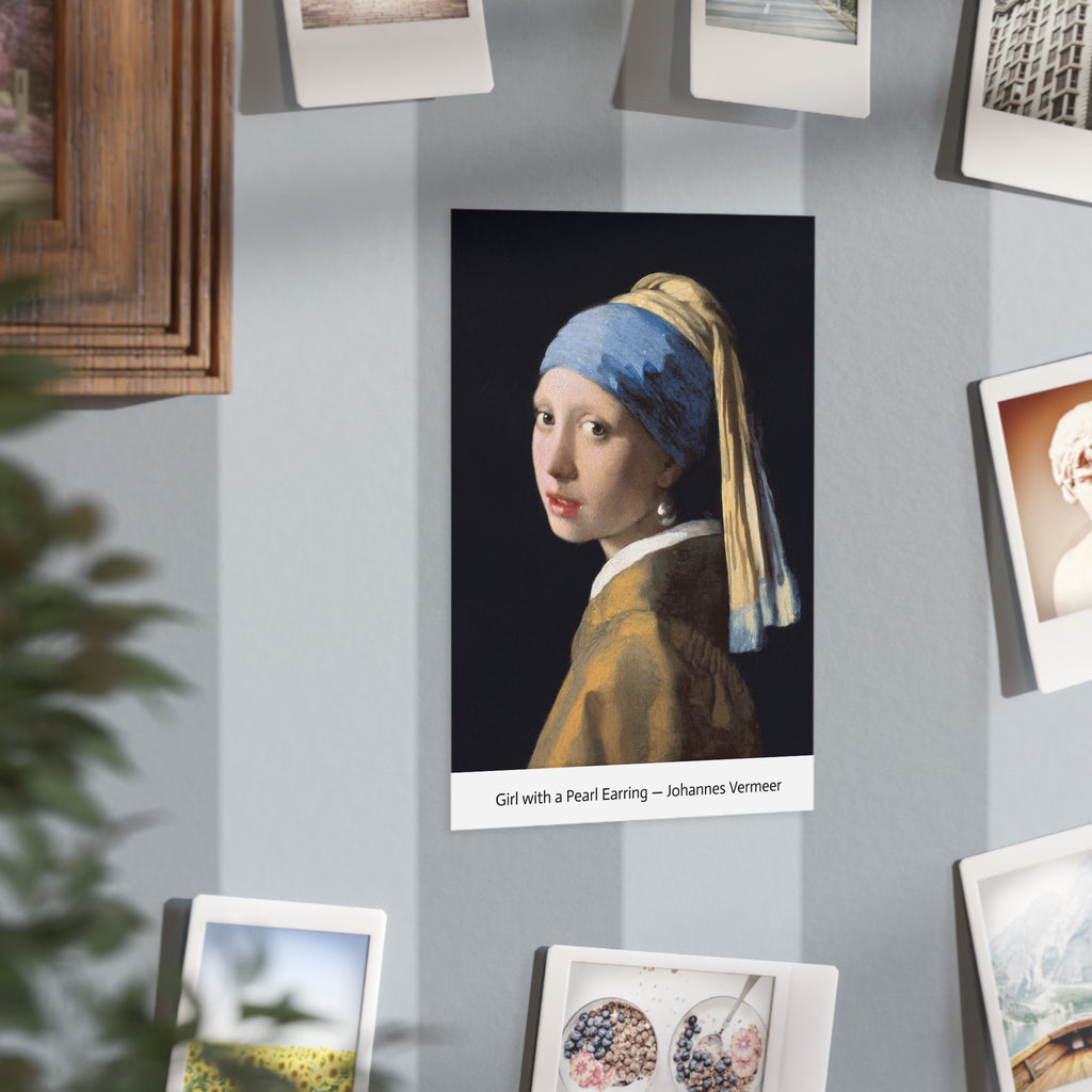 Mini Print : Girl with a Pearl Earring — Johannes Vermeer