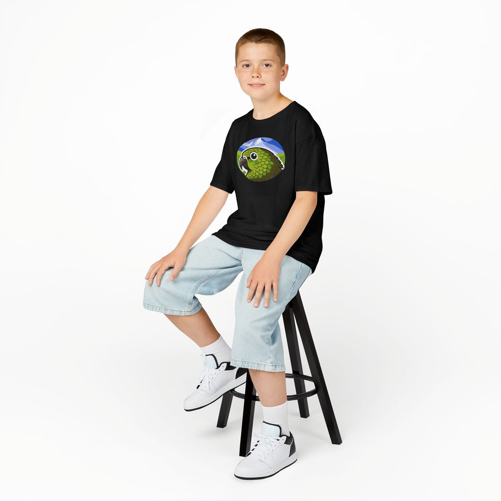 T-shirt — Green Kea Bird Graphic Shirt