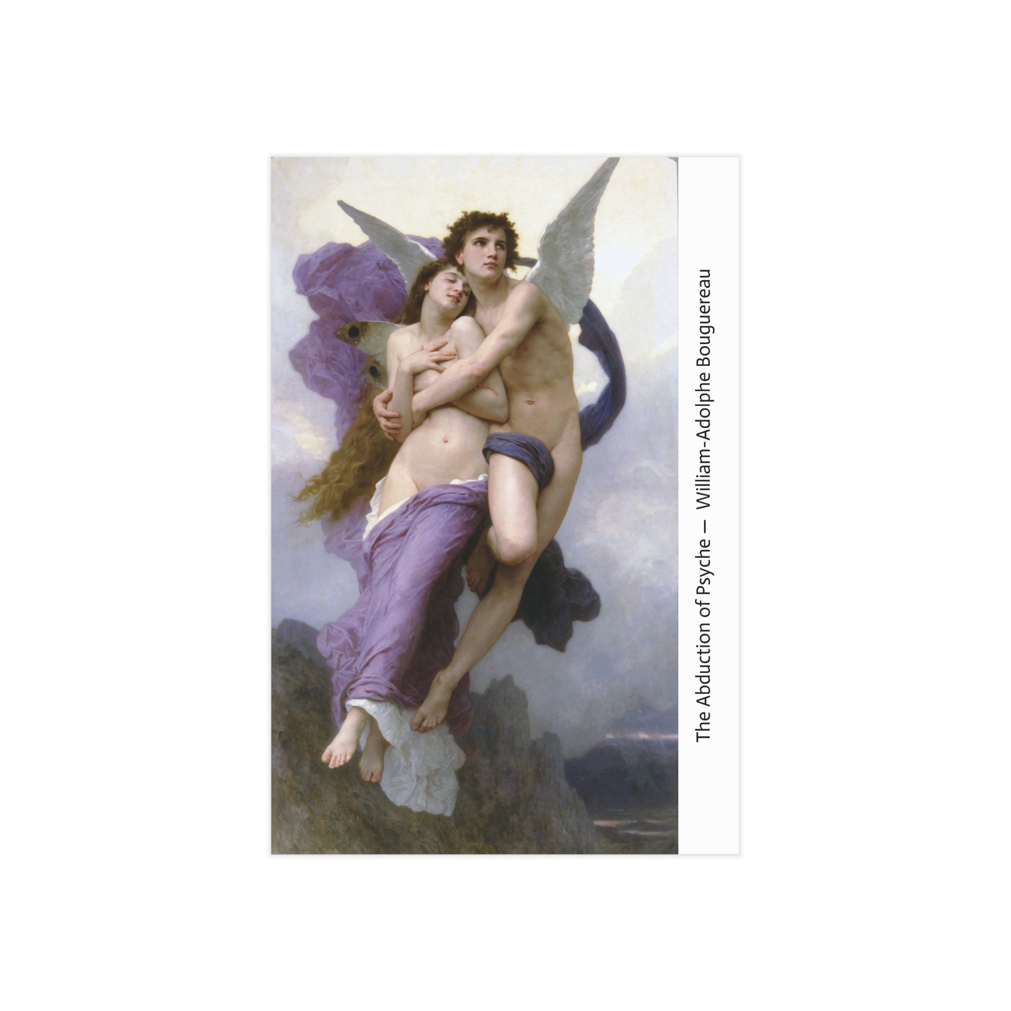 Mini Print : The Abduction of Psyche — William-Adolphe Bouguereau