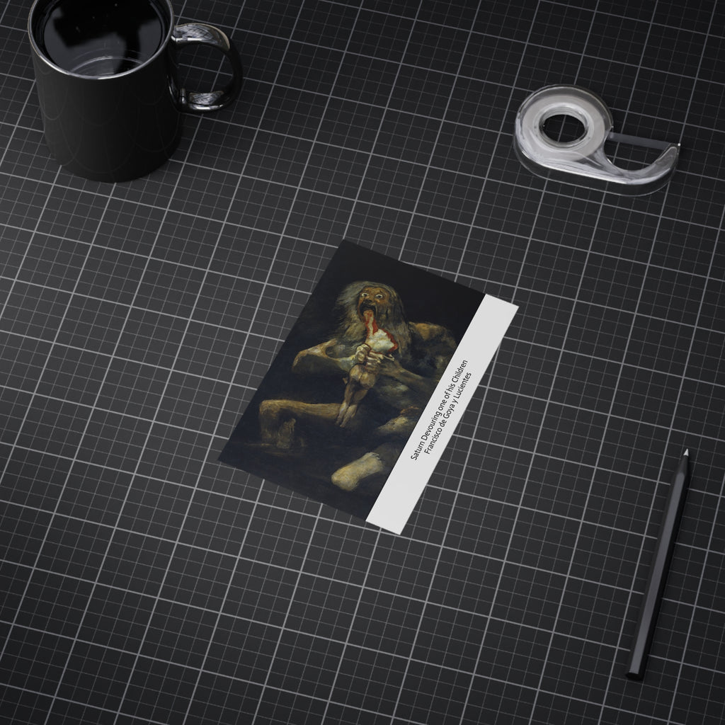 Mini Print : Saturn Devouring one of his Children — Francisco de Goya y Lucientes