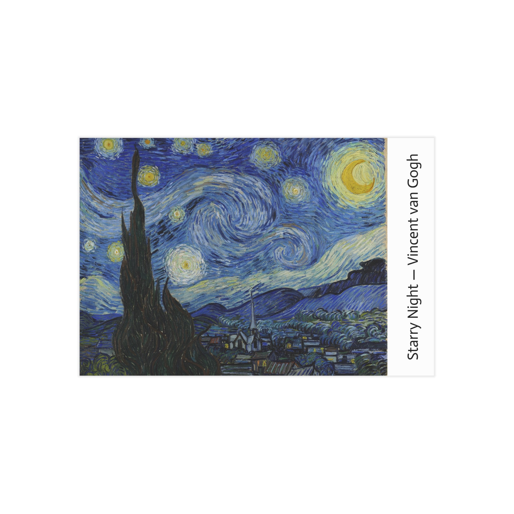 Mini Print : Starry Night — Vincent van Gogh