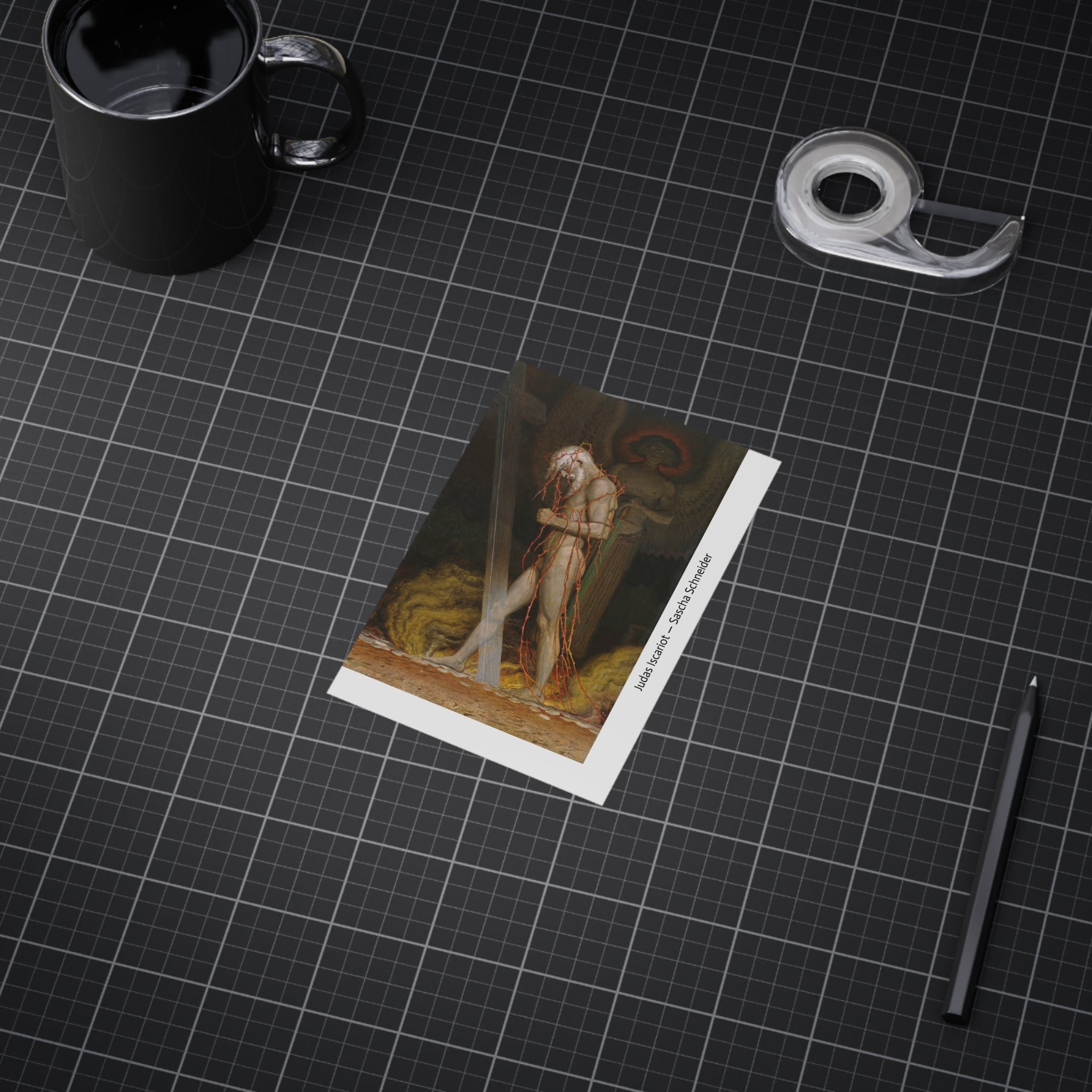 Mini Print : Judas Iscariot — Sascha Schneider