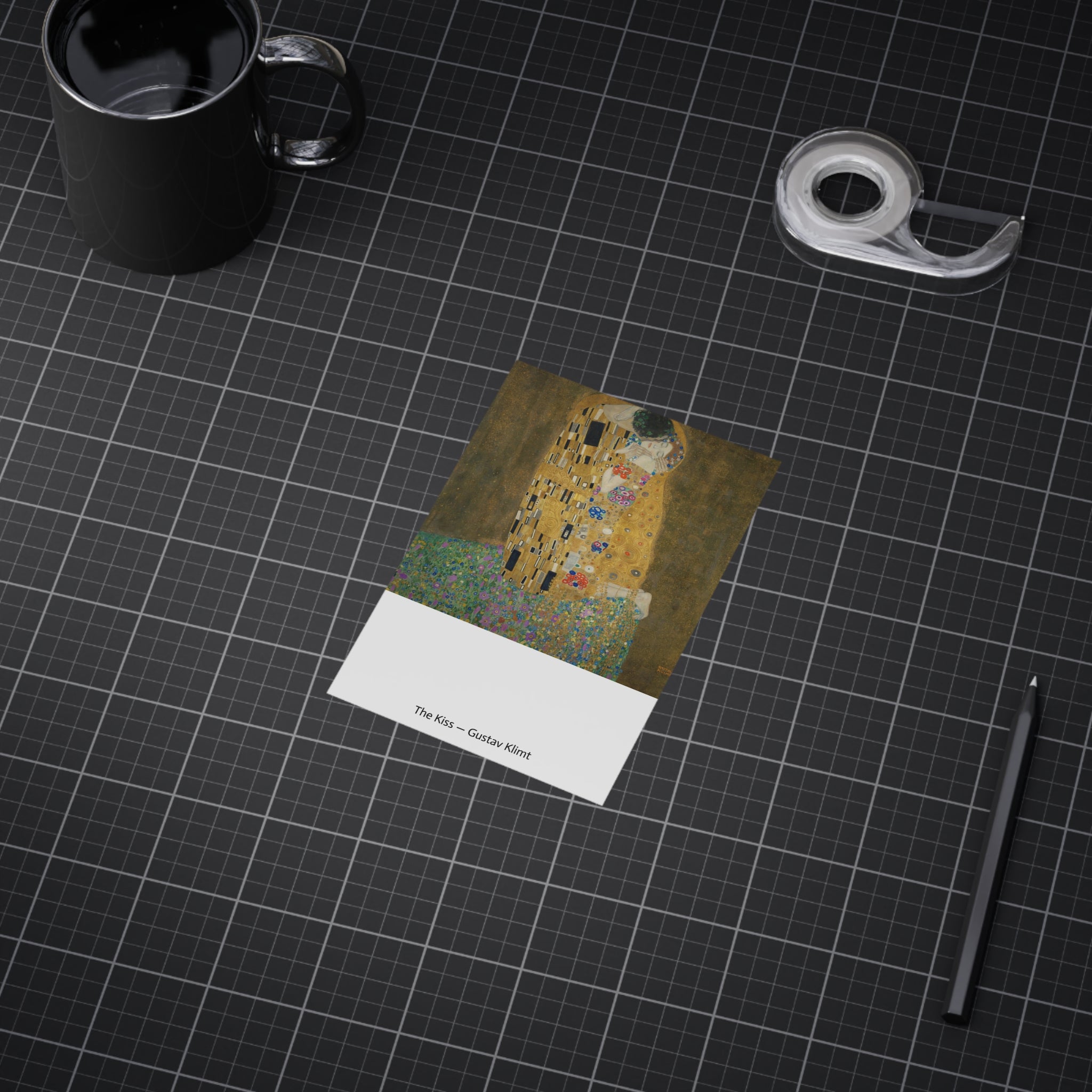 Mini Print : The Kiss — Gustav Klimt