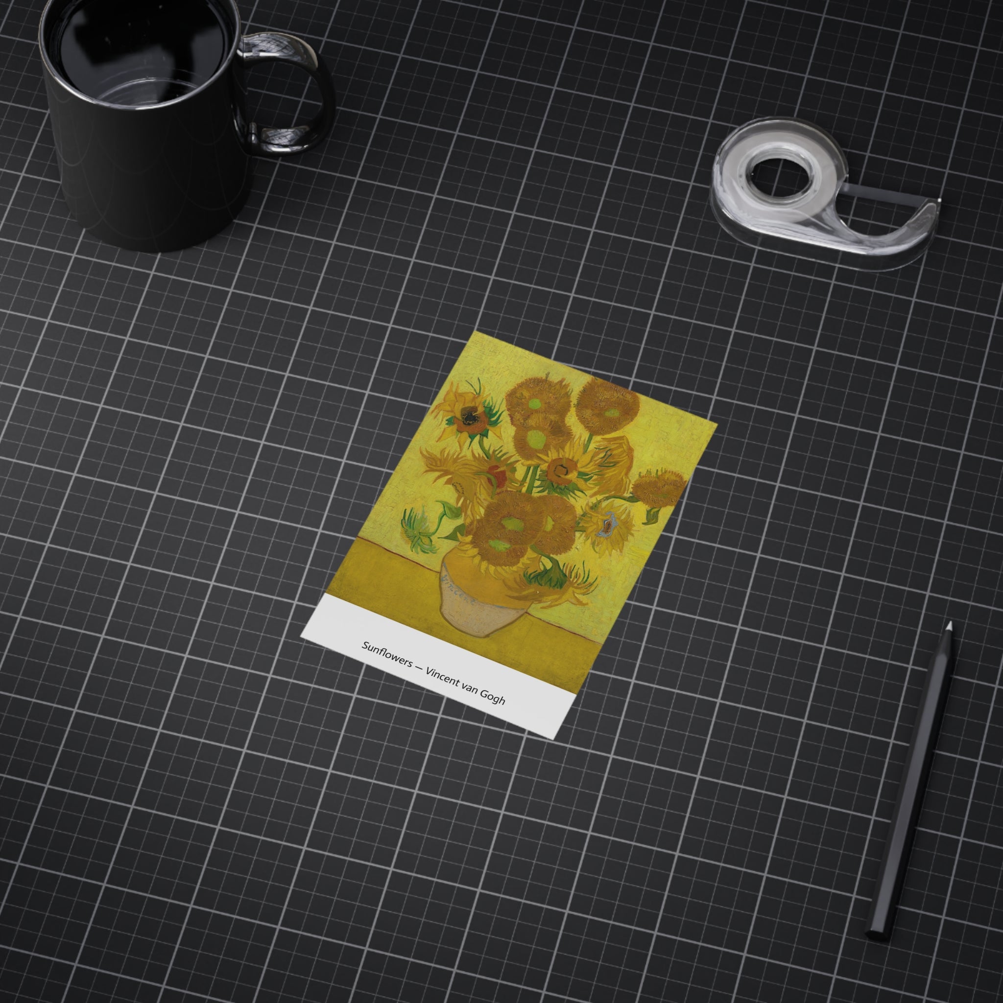 Mini Print : Sunflowers — Vincent van Gogh