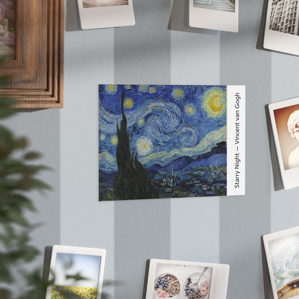 Mini Print : Starry Night — Vincent van Gogh