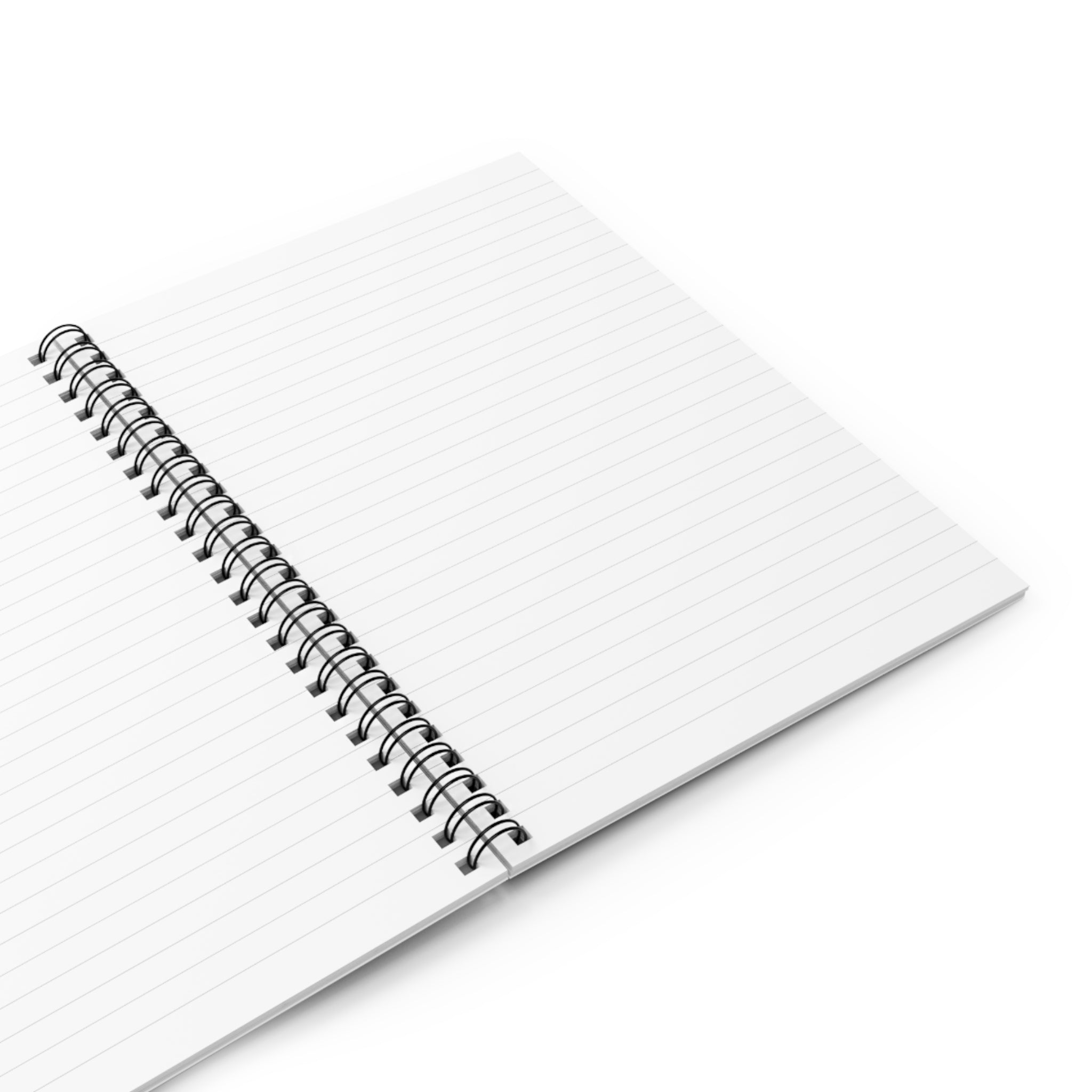 Beautiful Queen Spiral Notebook — Illustrated Femme Portrait Ruled Journal