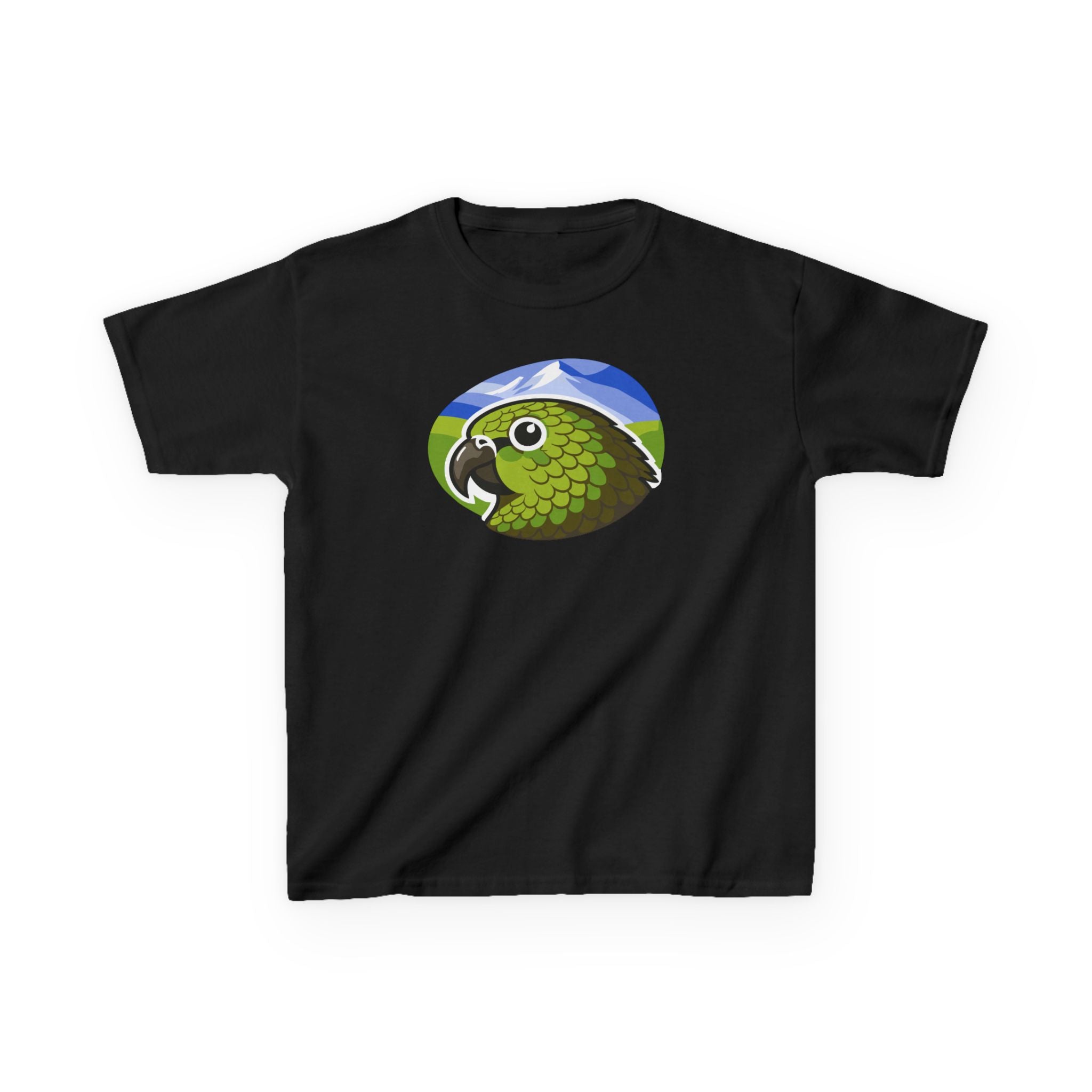 T-shirt — Green Kea Bird Graphic Shirt