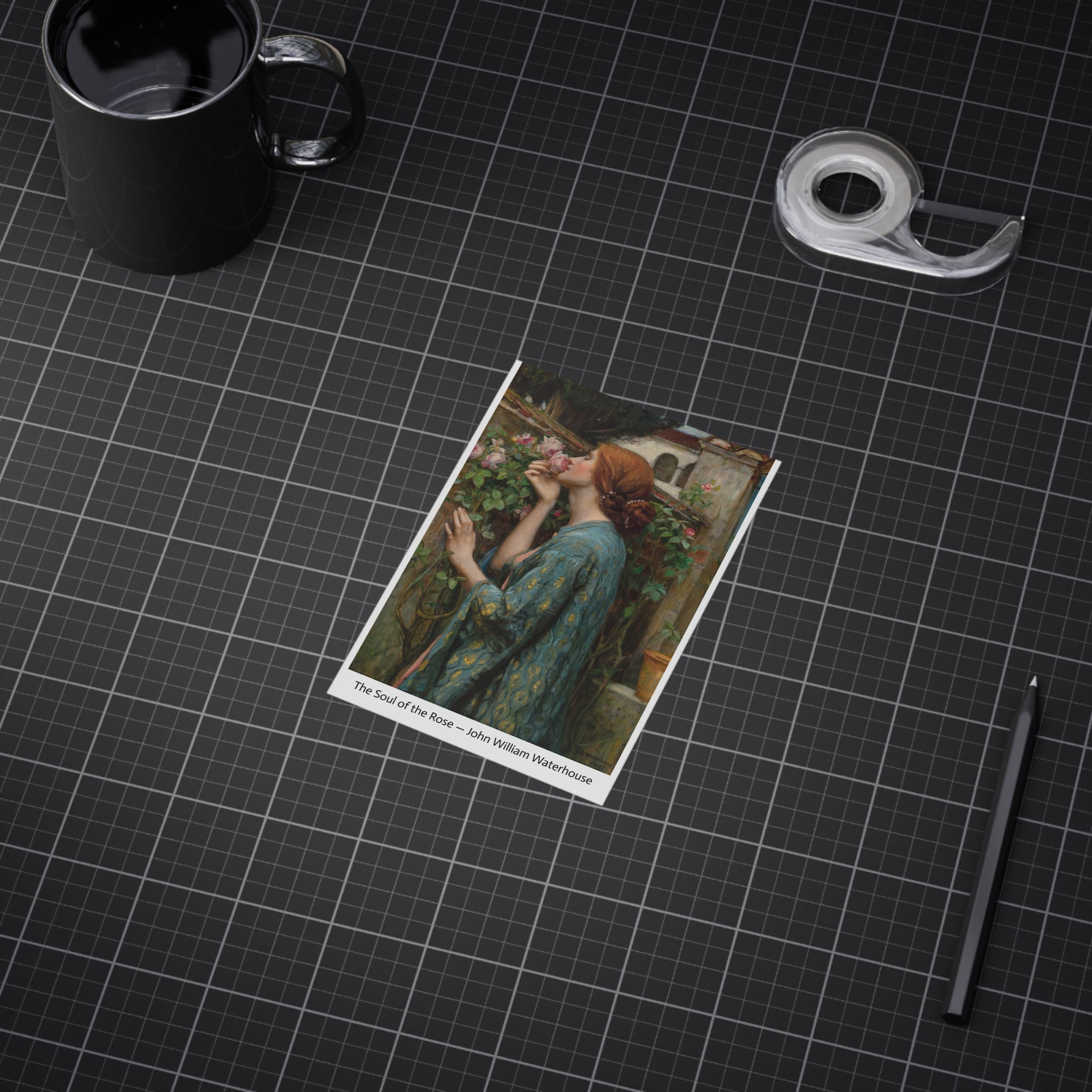 Mini Print : The Soul of the Rose  — John William Waterhouse