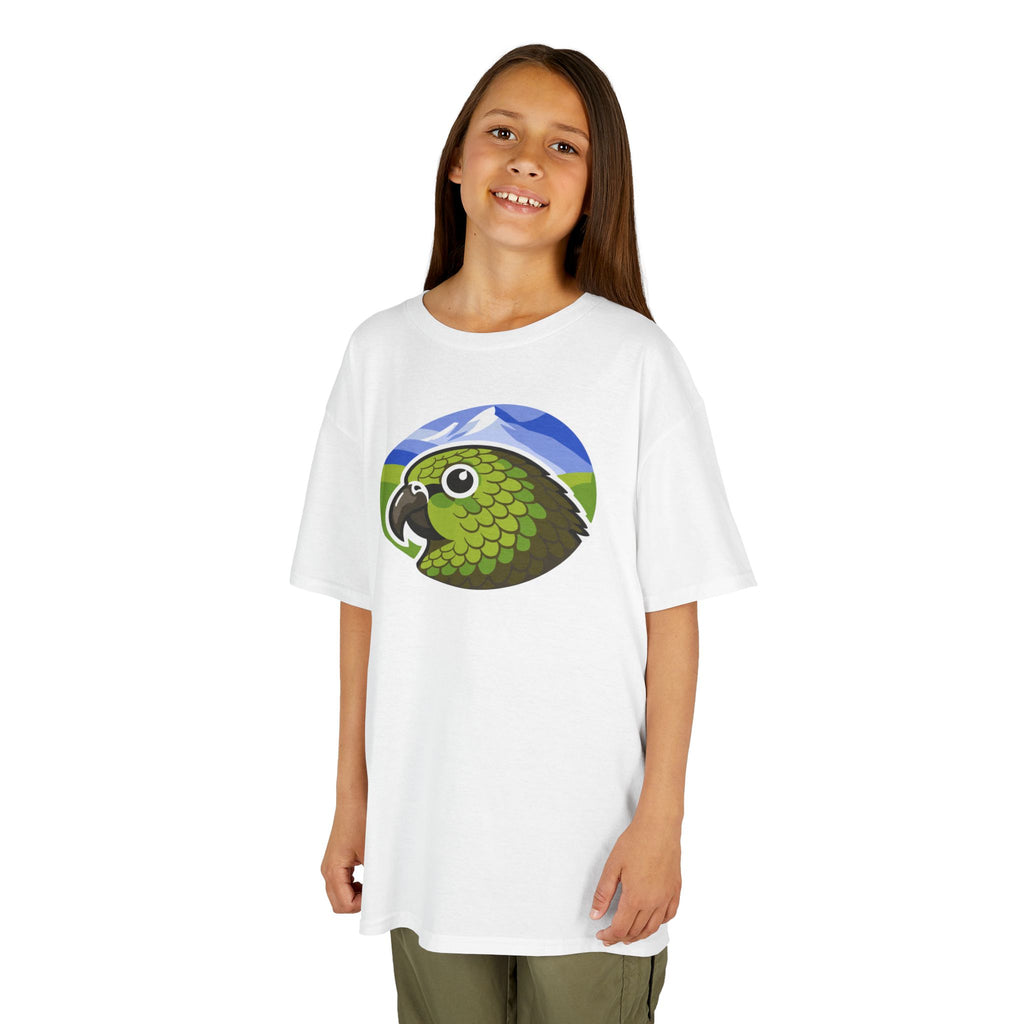 T-shirt — Green Kea Bird Graphic Shirt