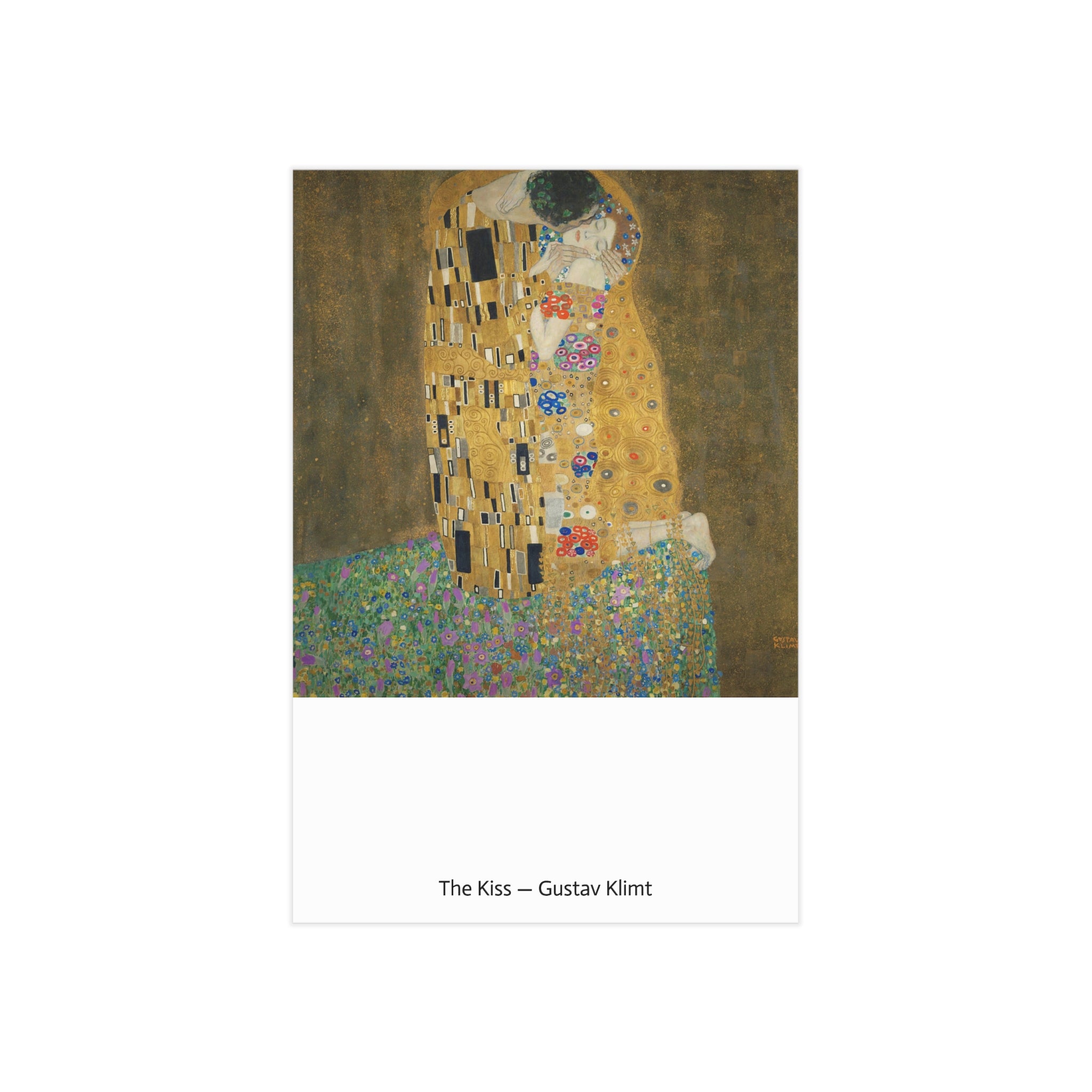 Mini Print : The Kiss — Gustav Klimt