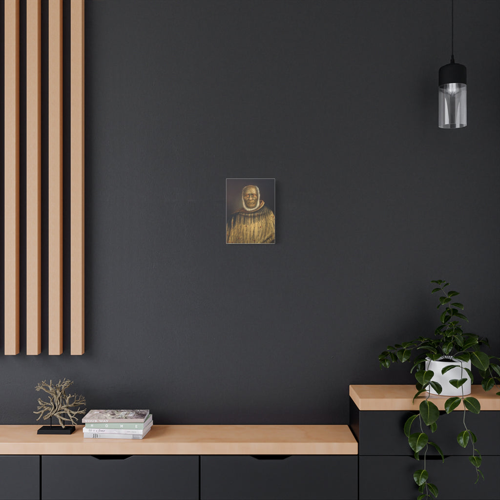 Portrait of Ihaka Whanga Matte Canvas Print — Gottfried Lindauer