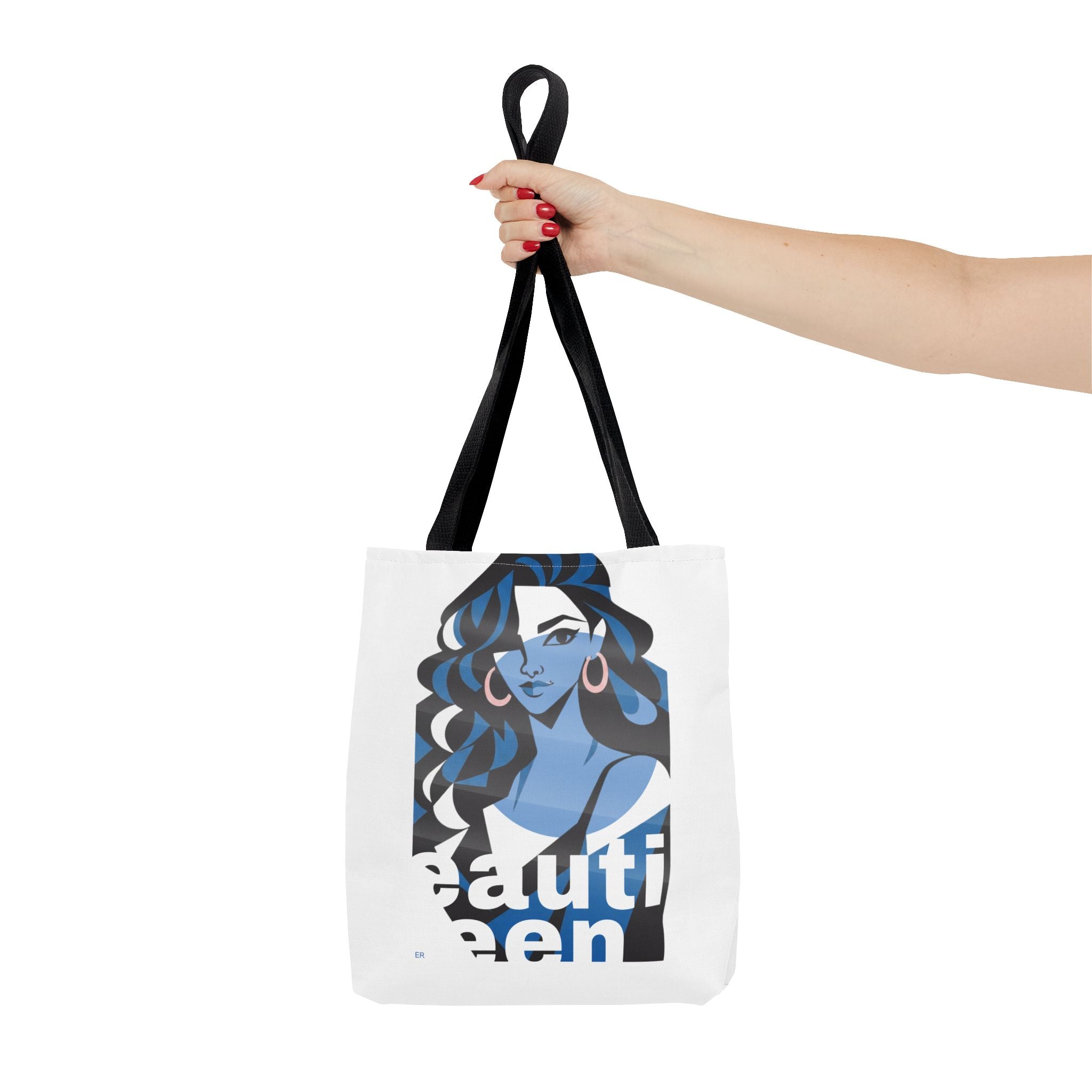 Beautiful Queen Tote Bag — Graphic Illustration Beach & Everyday Shopper