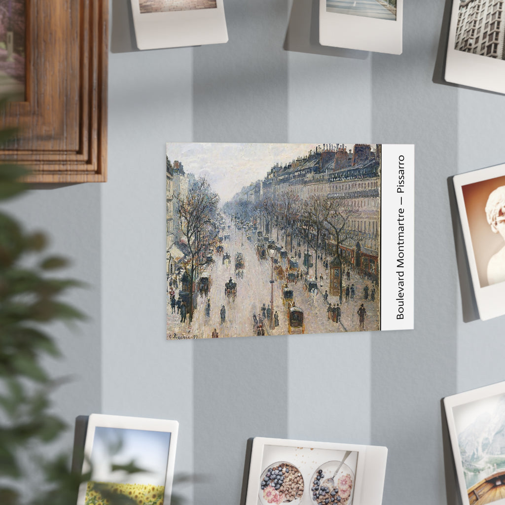 Mini Print : Boulevard Montmartre — Pissarro