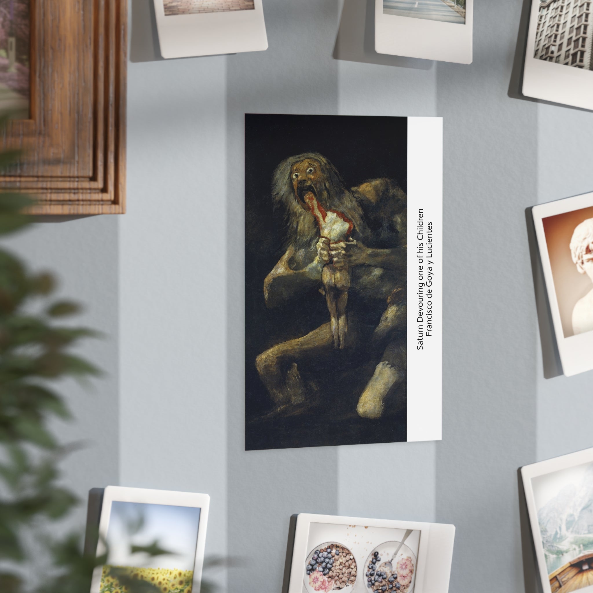 Mini Print : Saturn Devouring one of his Children — Francisco de Goya y Lucientes