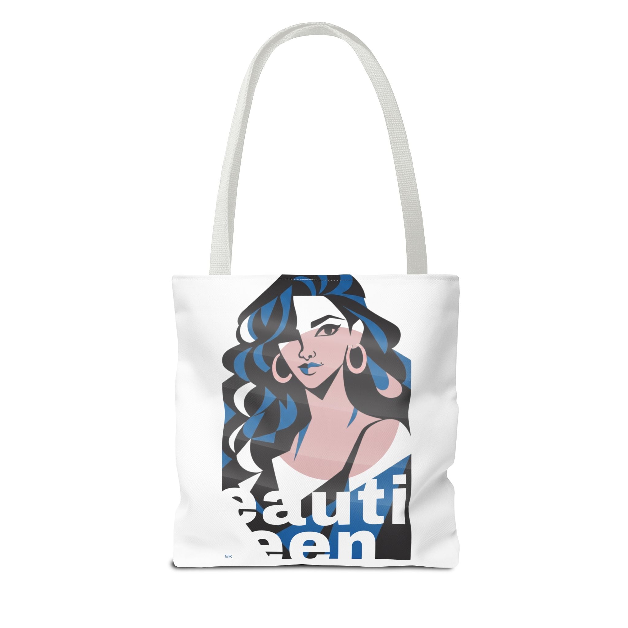 Beautiful Queen Tote Bag — Graphic Illustration Beach & Everyday Shopper