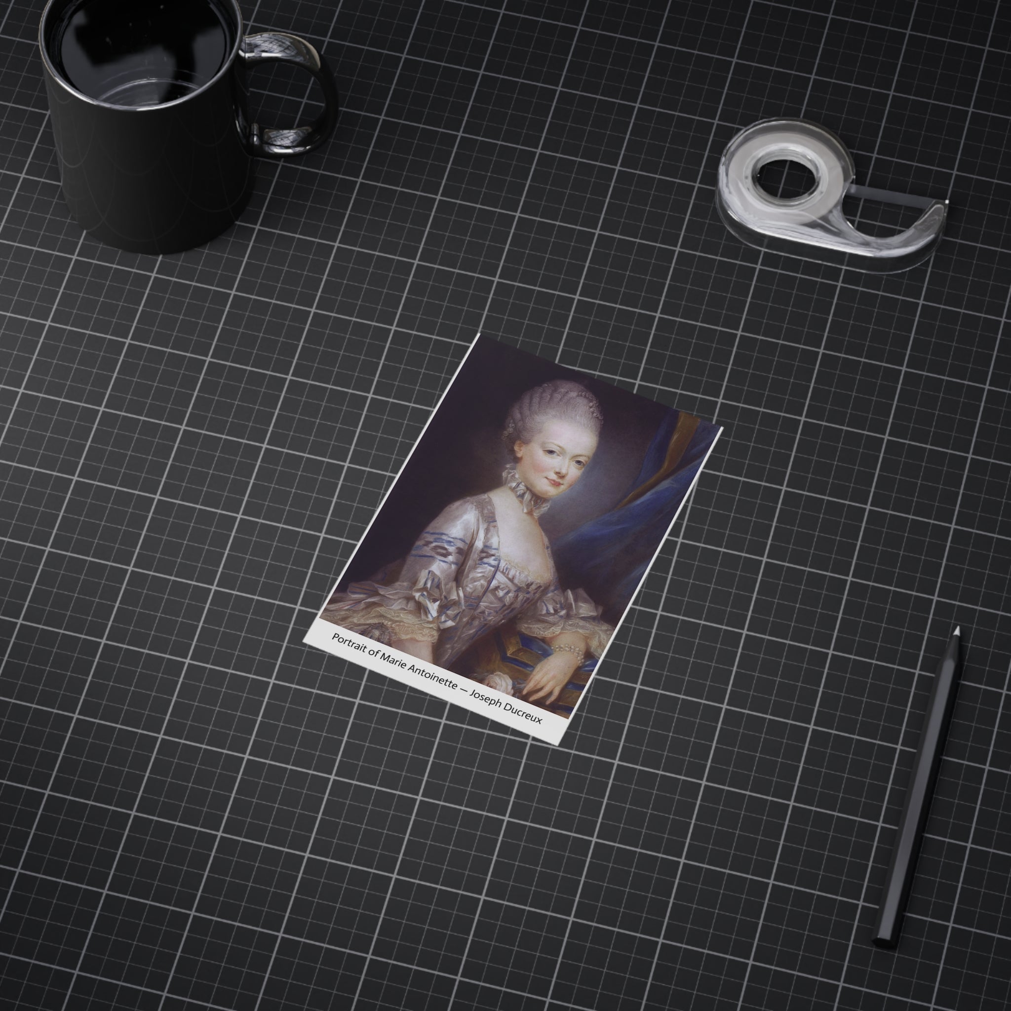 Mini Print : Portrait of Marie Antoinette — Joseph Ducreux