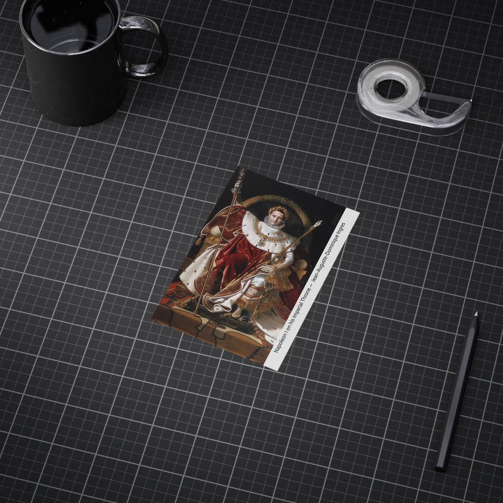 Mini Print : Napoleon on the Throne  — Jean-Auguste-Dominique Ingres
