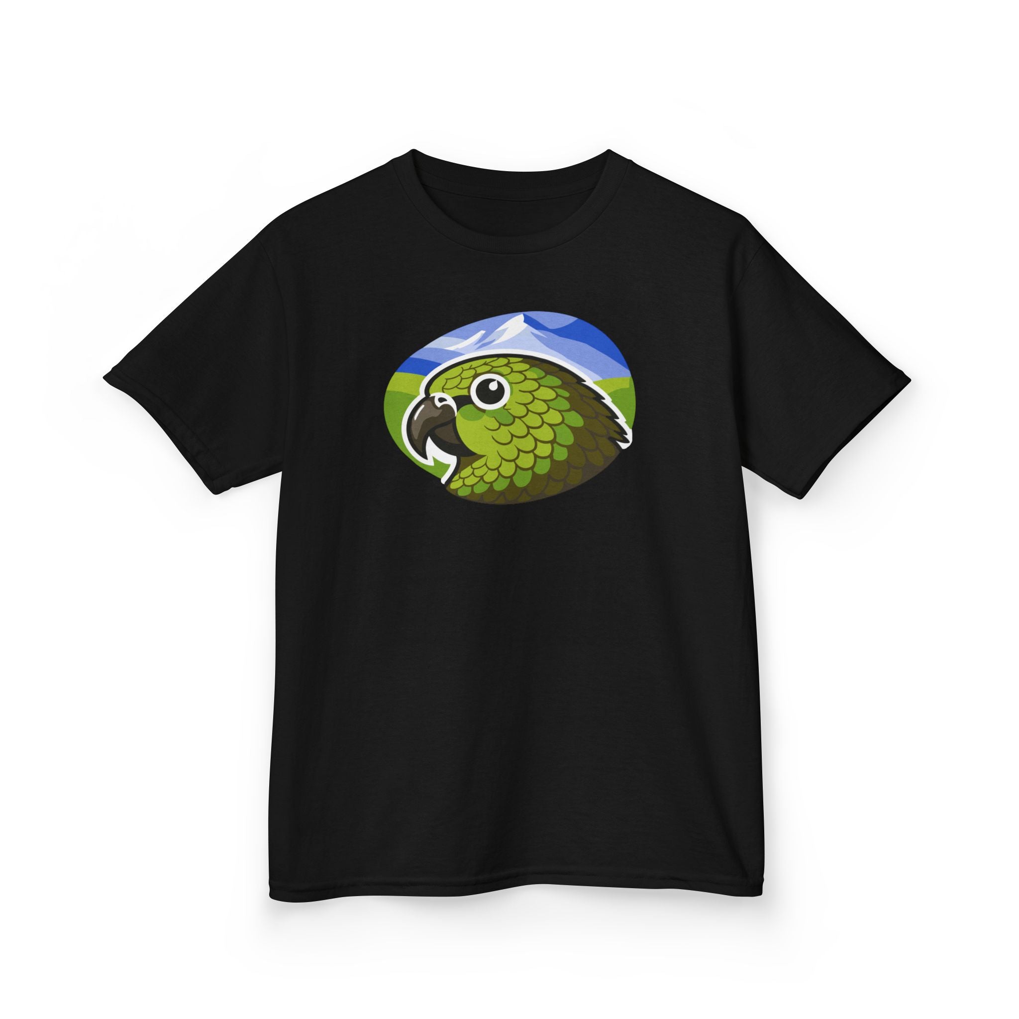 T-shirt — Green Kea Bird Graphic Shirt