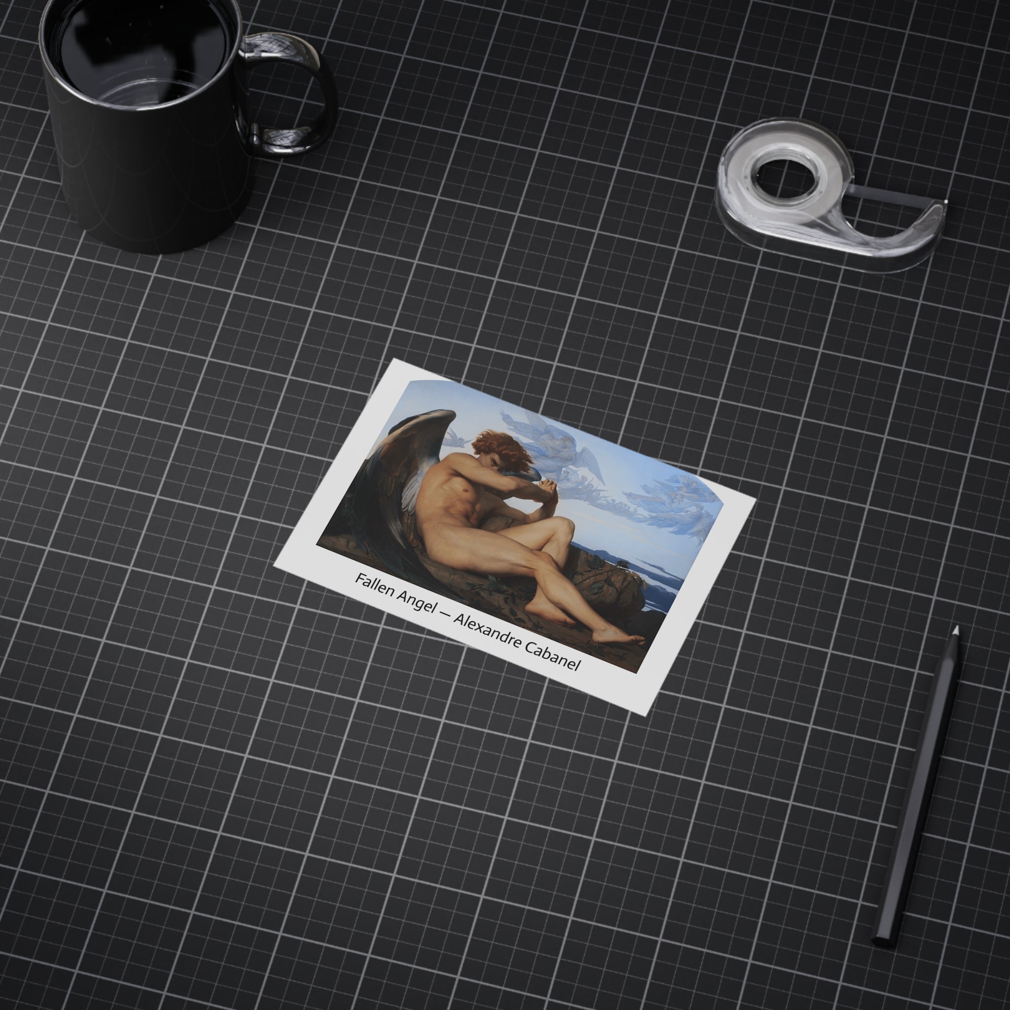 Mini Print : Fallen Angel — Alexandre Cabanel