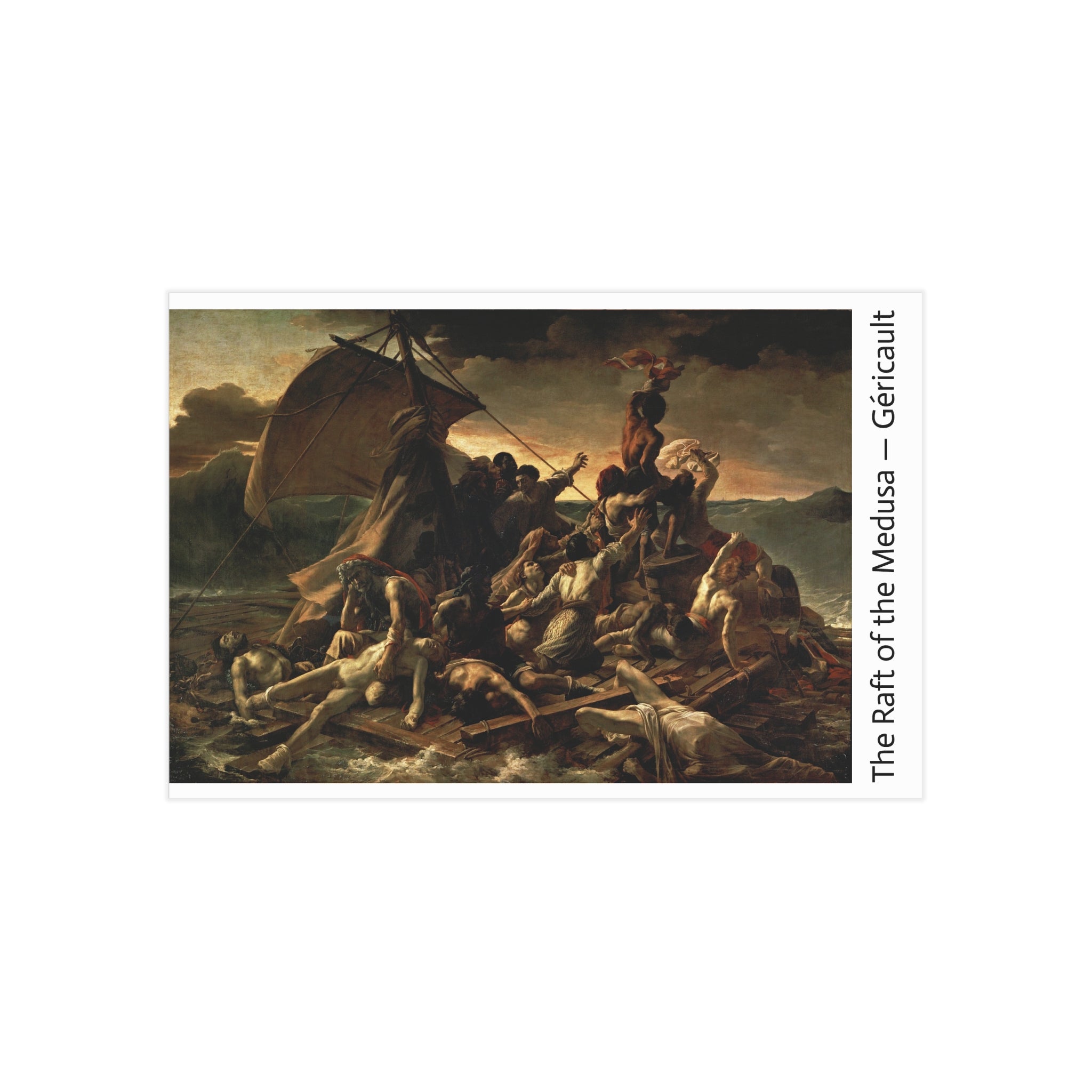 Mini Print : The Raft of the Medusa — Géricault