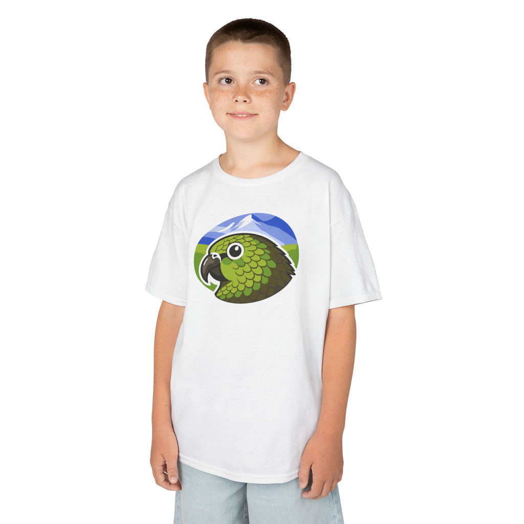 T-shirt — Green Kea Bird Graphic Shirt