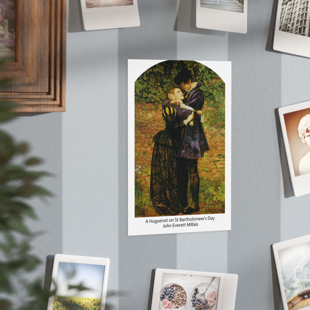 Mini Print : A Huguenot on St Bartholomew's Day — John Everett Millais
