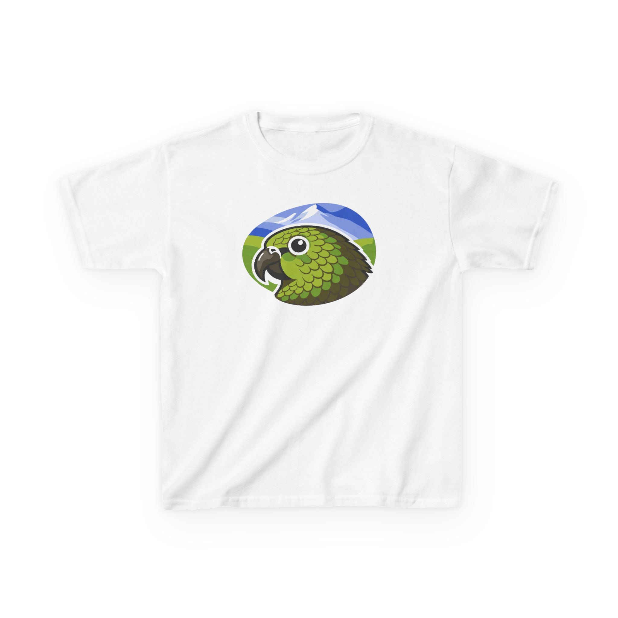 T-shirt — Green Kea Bird Graphic Shirt