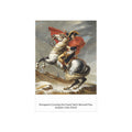 Mini Print : Bonaparte Crossing the Grand Saint-Bernard Pass — Jacques-Louis David