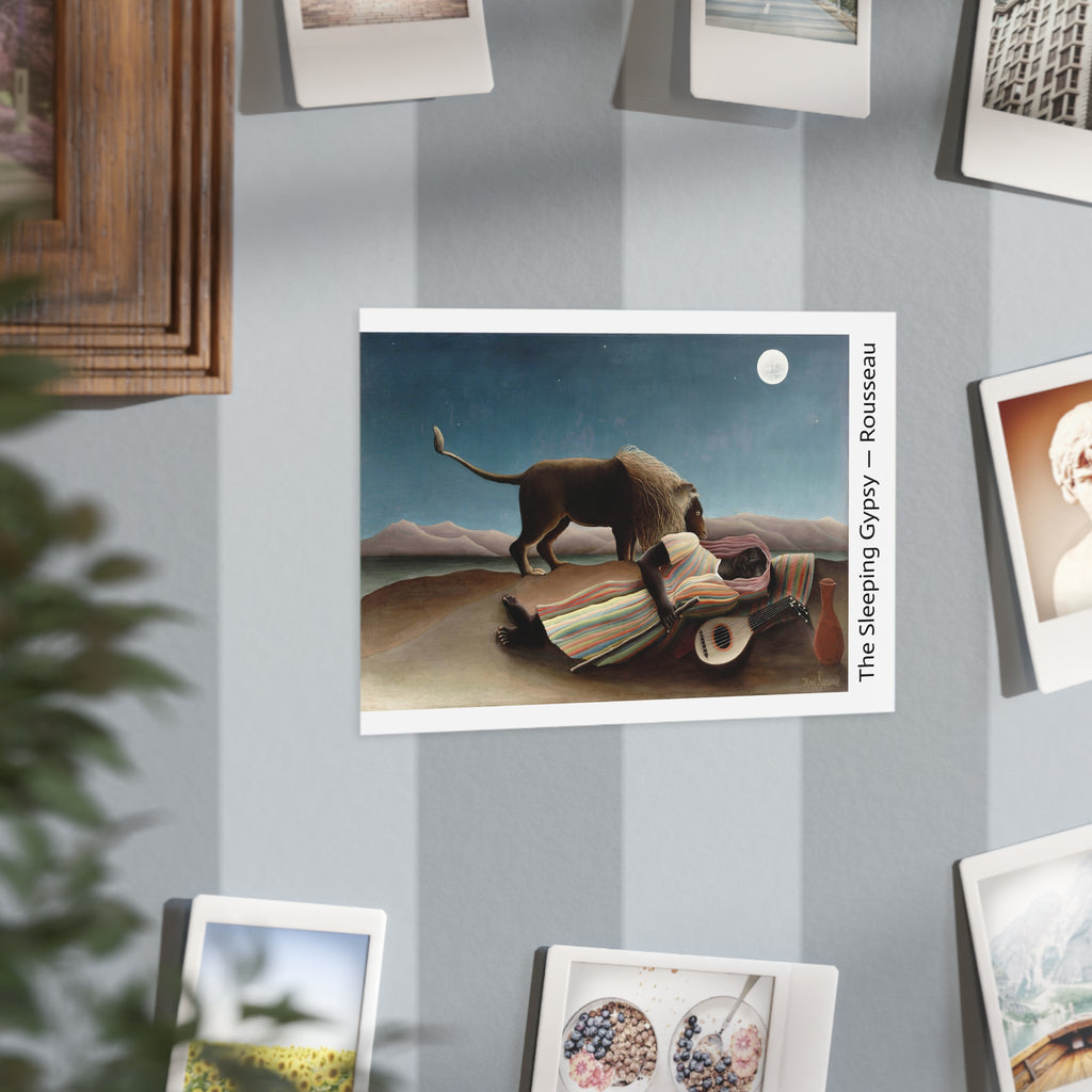 Mini Print : The Sleeping Gypsy — Rousseau