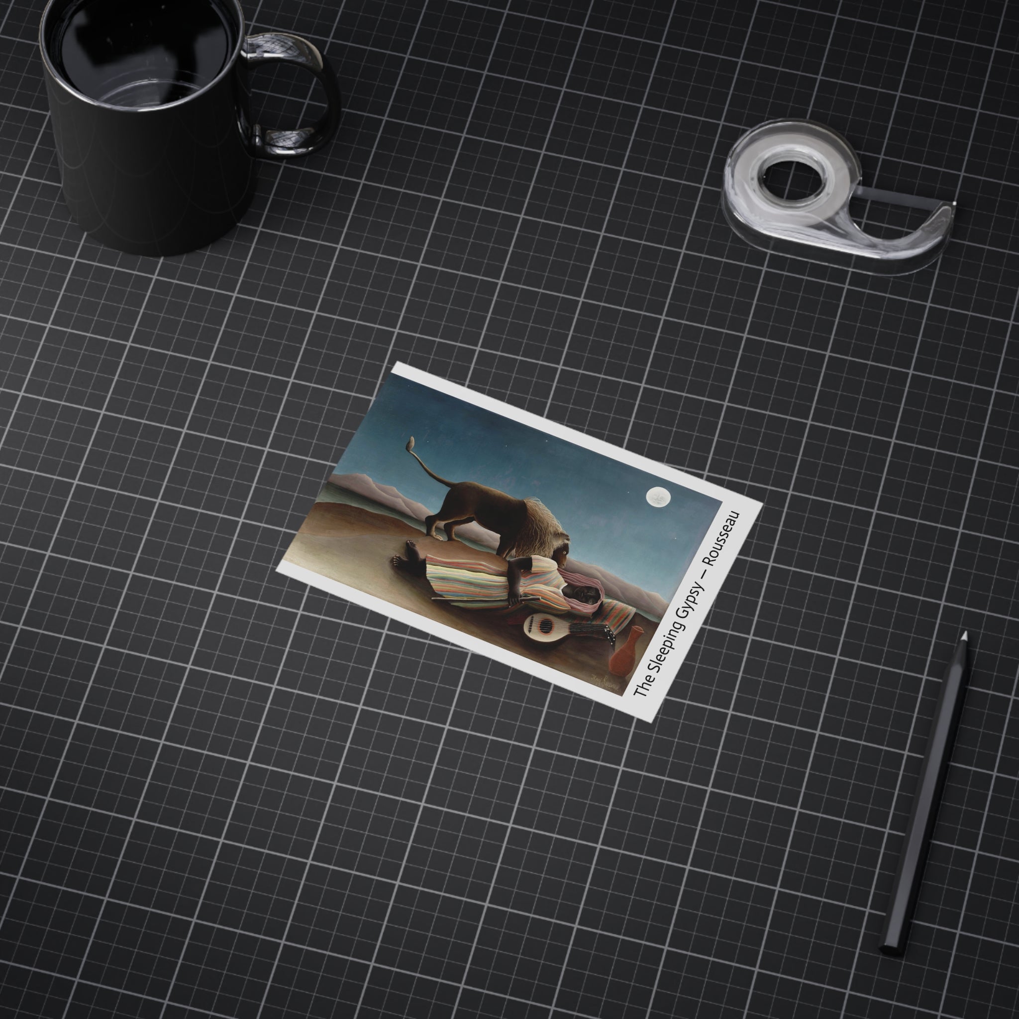 Mini Print : The Sleeping Gypsy — Rousseau