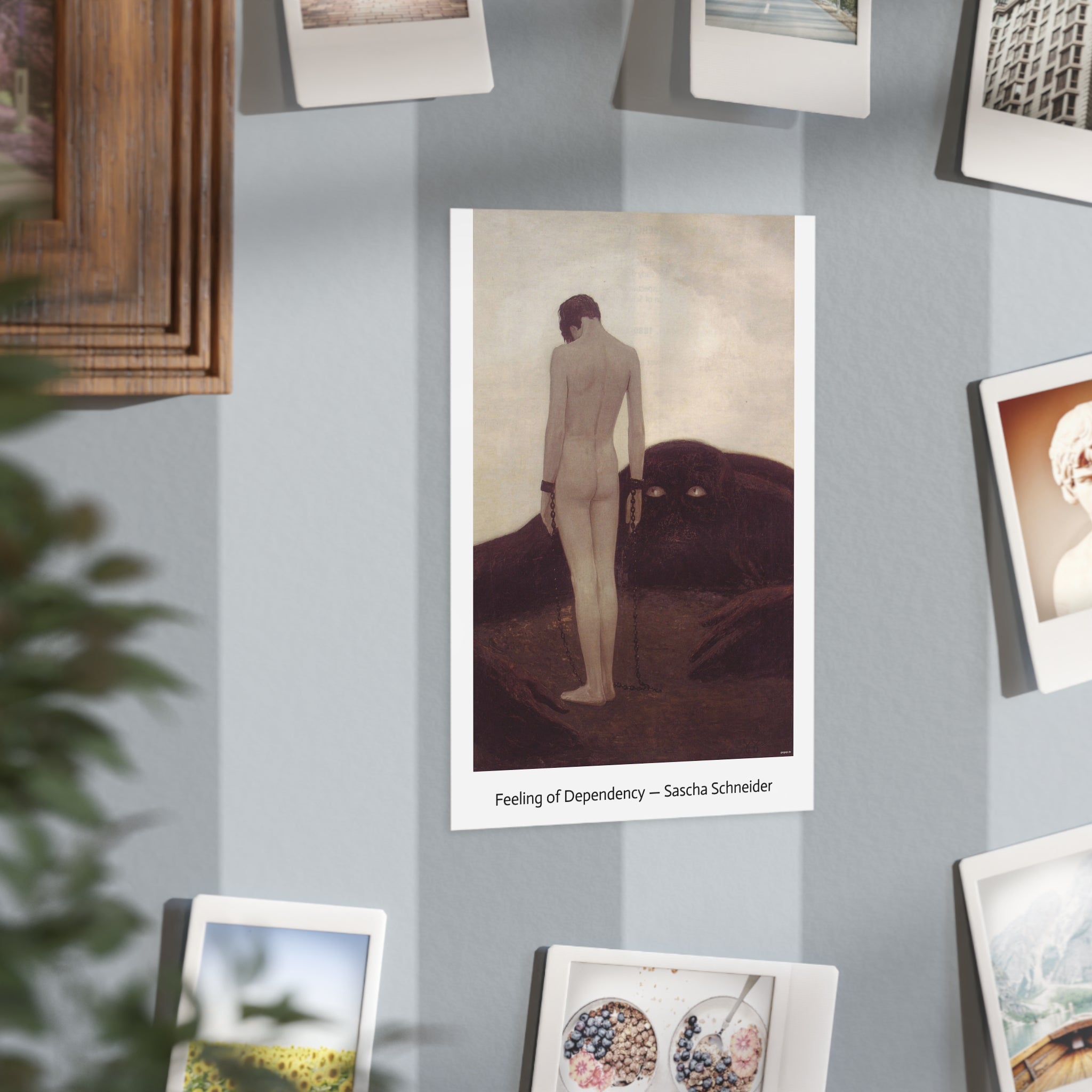 Mini Print :  Feeling of dependency - Sascha Schneider