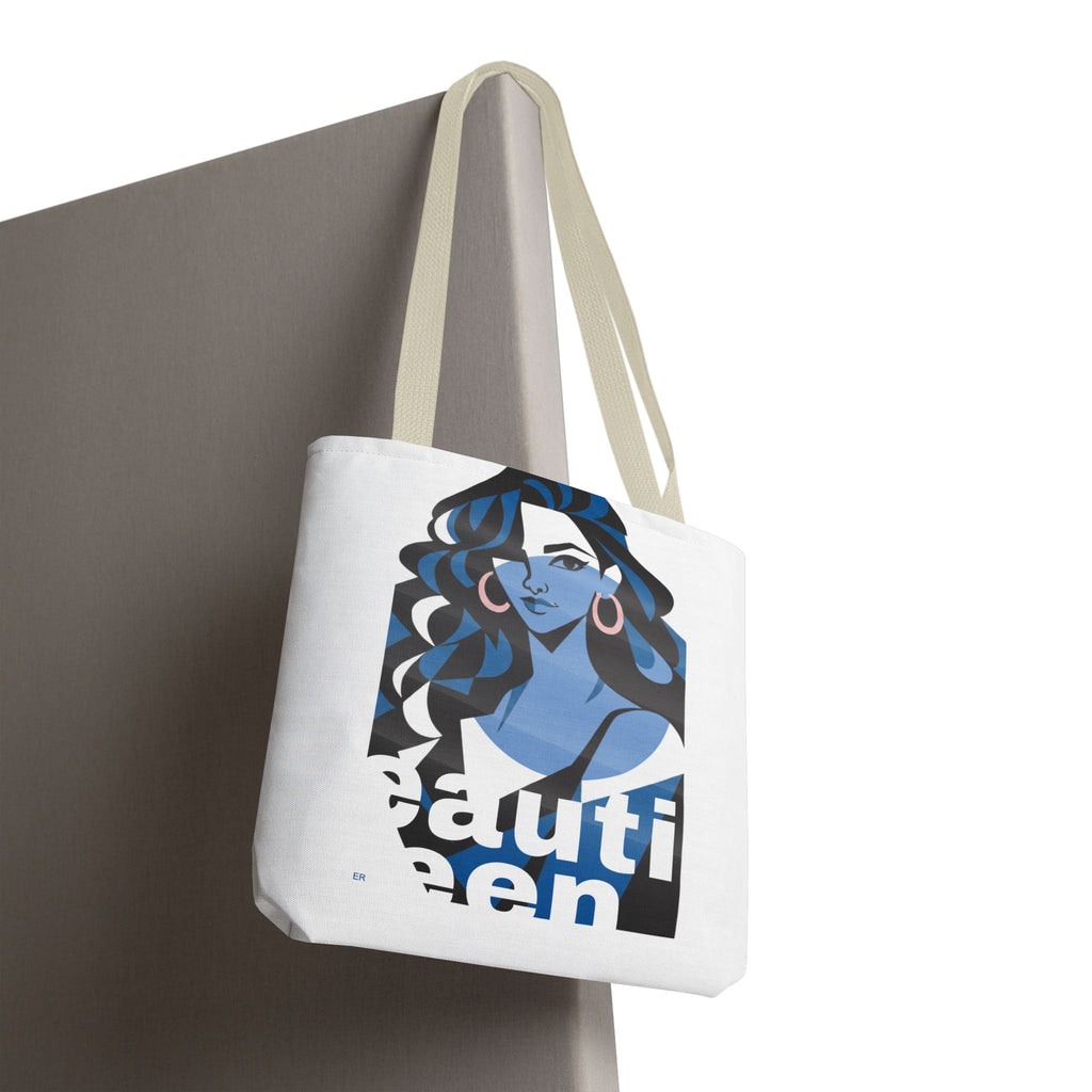 Beautiful Queen Tote Bag — Graphic Illustration Beach & Everyday Shopper