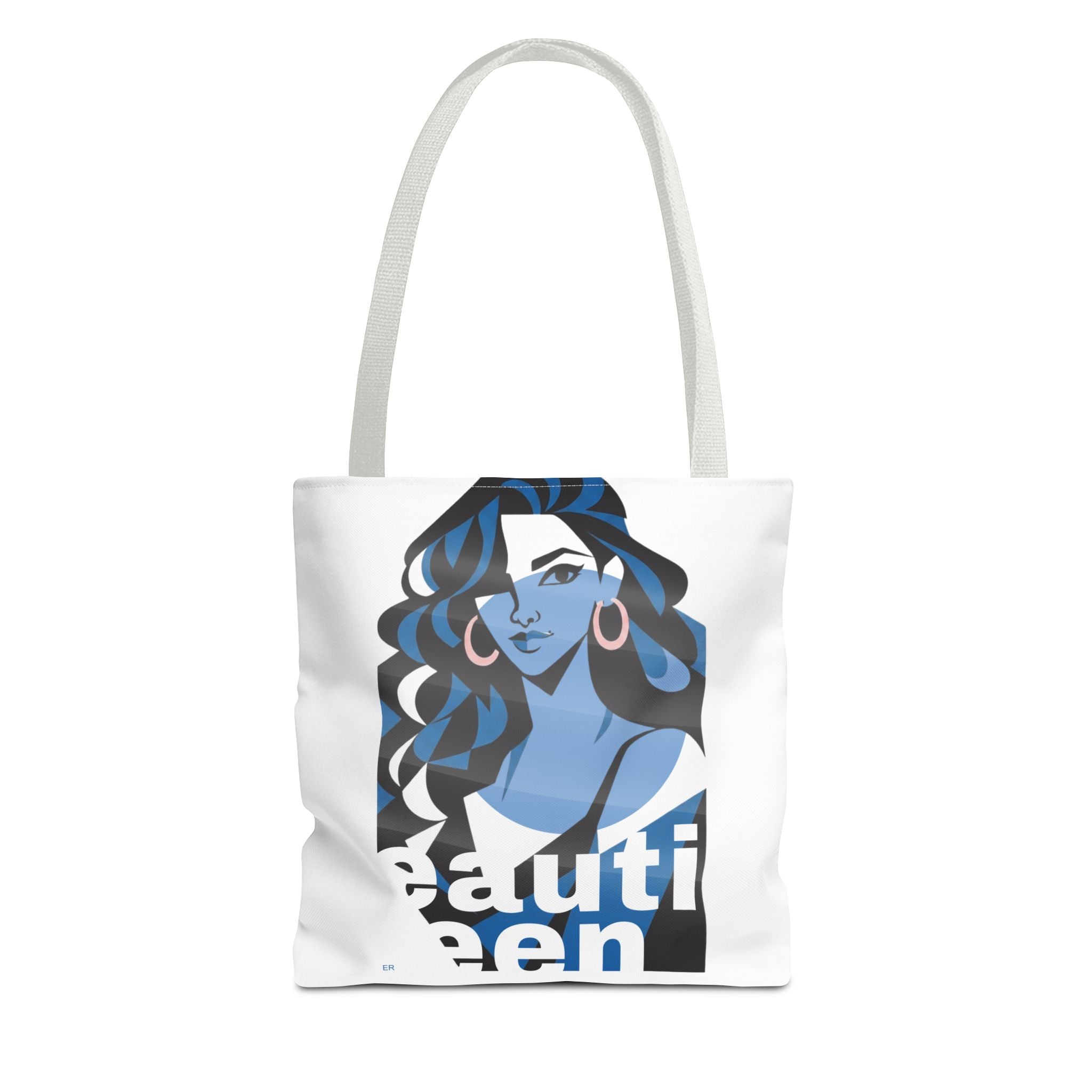 Beautiful Queen Tote Bag — Graphic Illustration Beach & Everyday Shopper