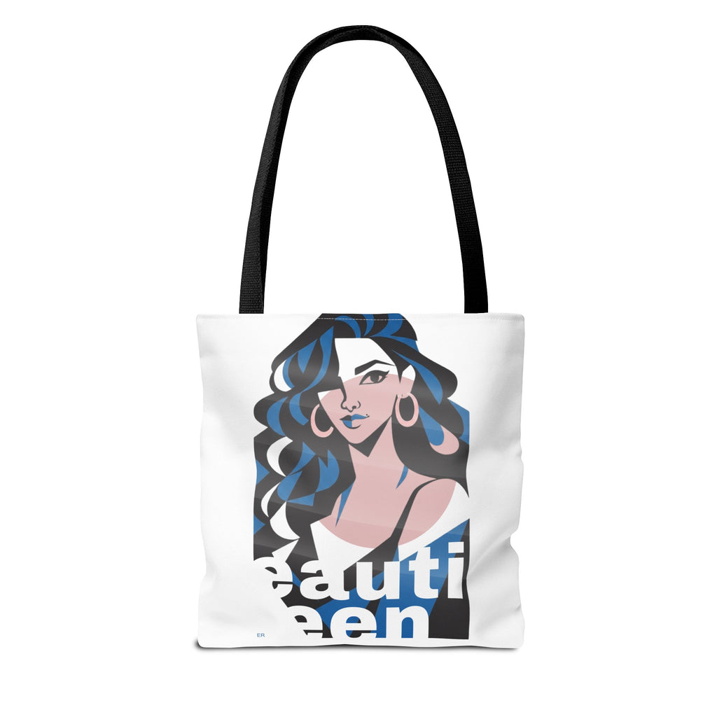 Beautiful Queen Tote Bag — Graphic Illustration Beach & Everyday Shopper