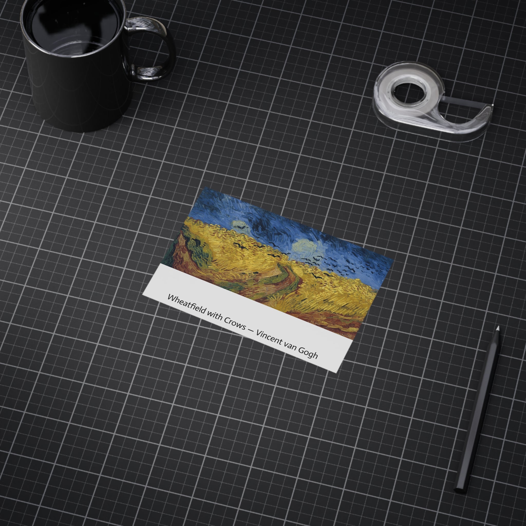 Mini Print : Wheatfield with Crows — Vincent van Gogh