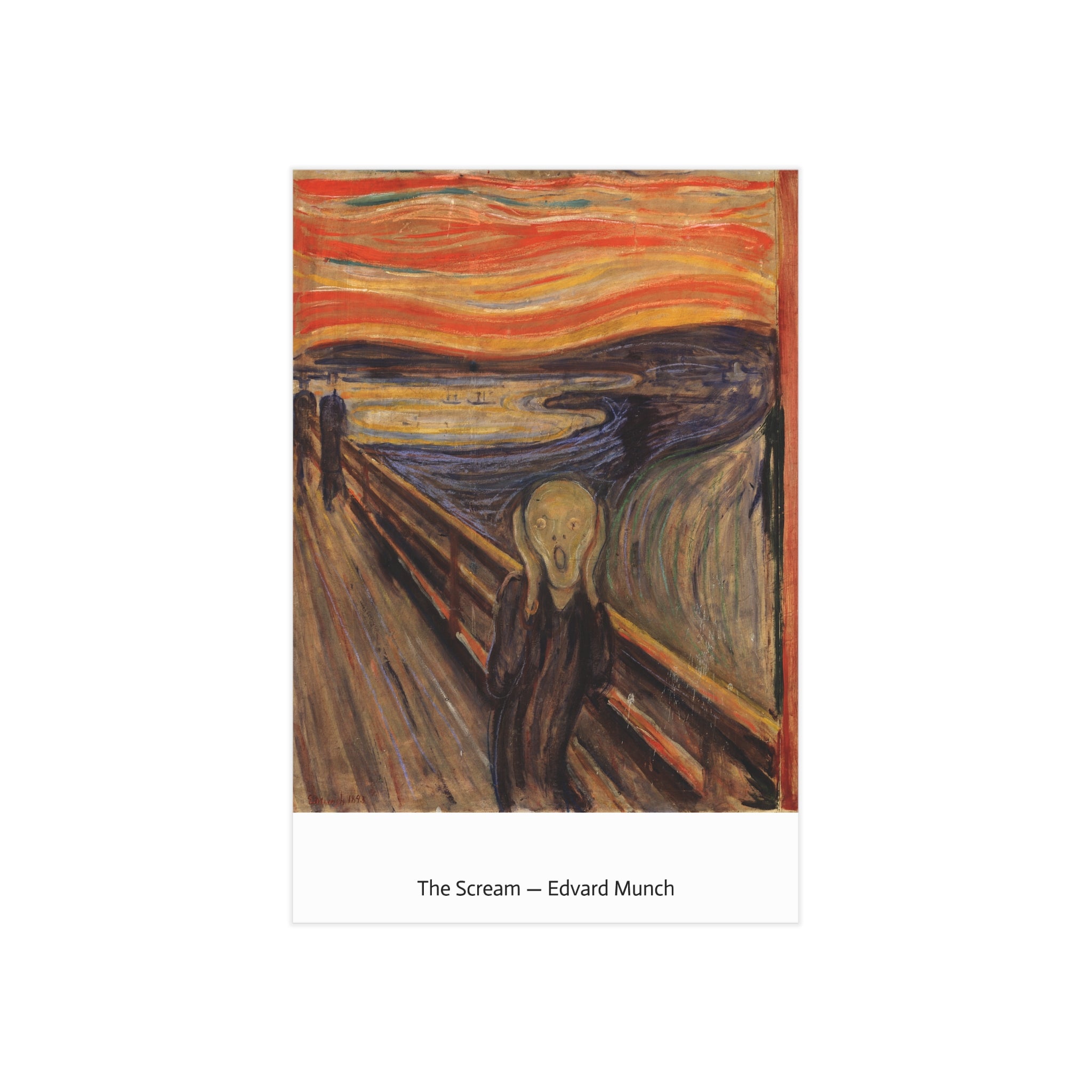 Mini Print : The Scream — Edvard Munch