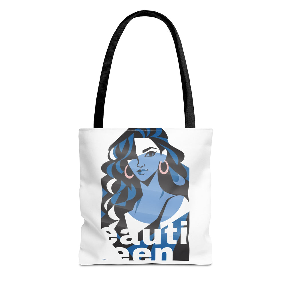 Beautiful Queen Tote Bag — Graphic Illustration Beach & Everyday Shopper
