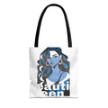 Beautiful Queen Tote Bag — Graphic Illustration Beach & Everyday Shopper