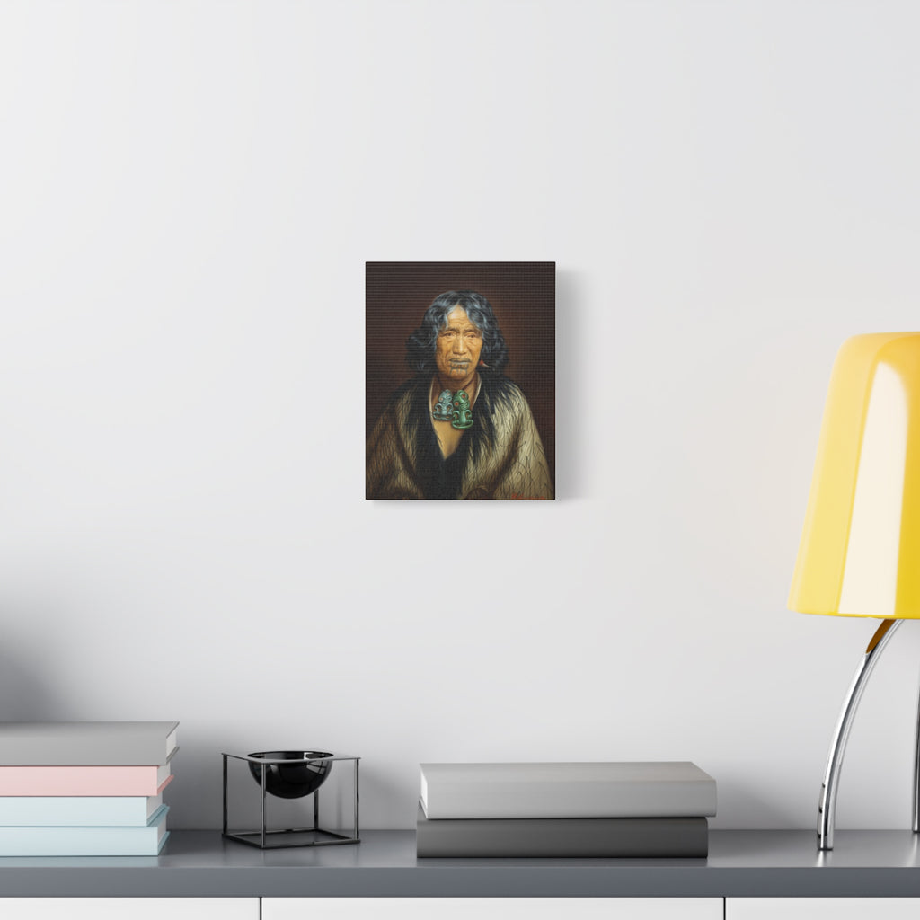 Kuinioroa, daughter of Rangi Kopinga Matte Canvas Print — Gottfried Lindauer