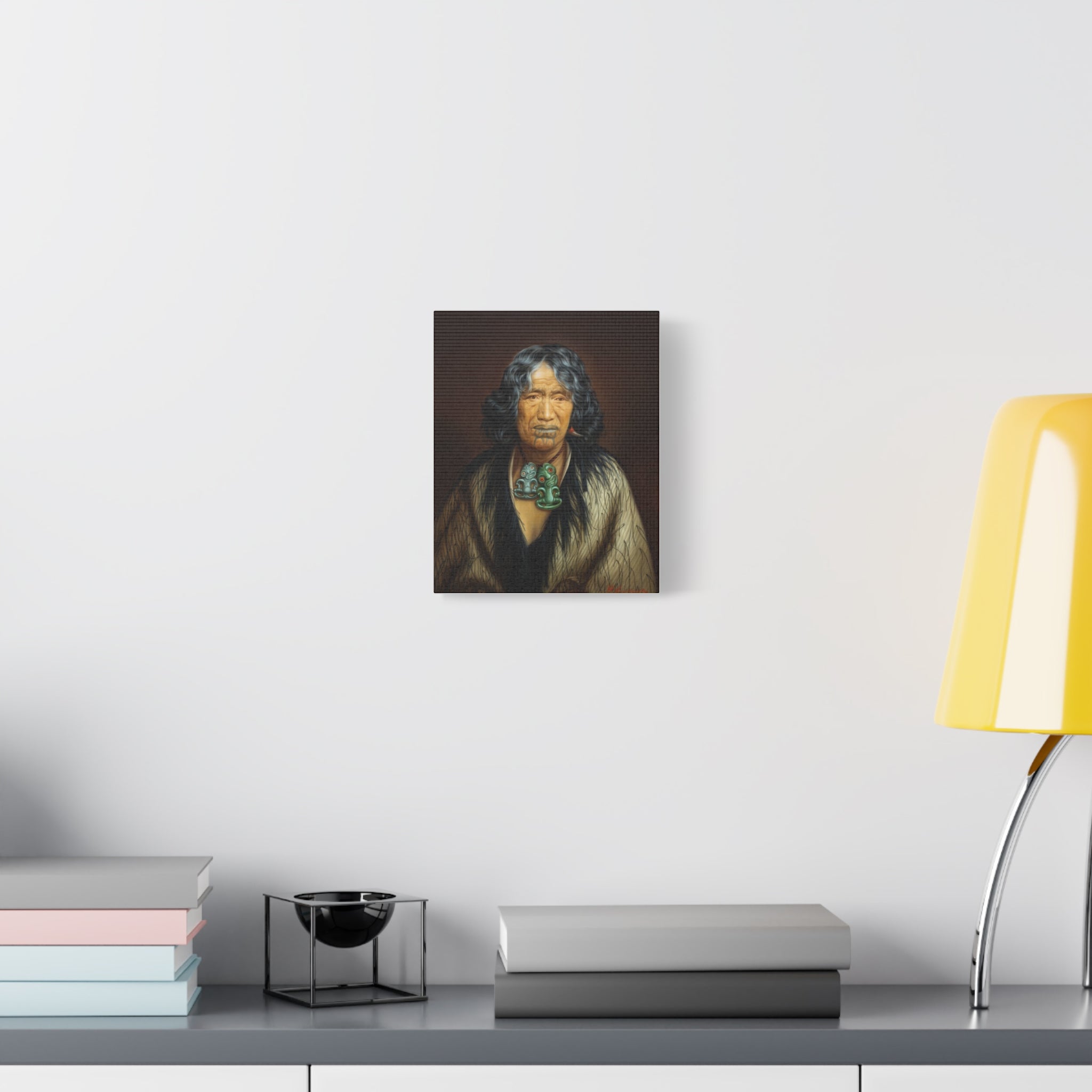 Kuinioroa, daughter of Rangi Kopinga Matte Canvas Print — Gottfried Lindauer