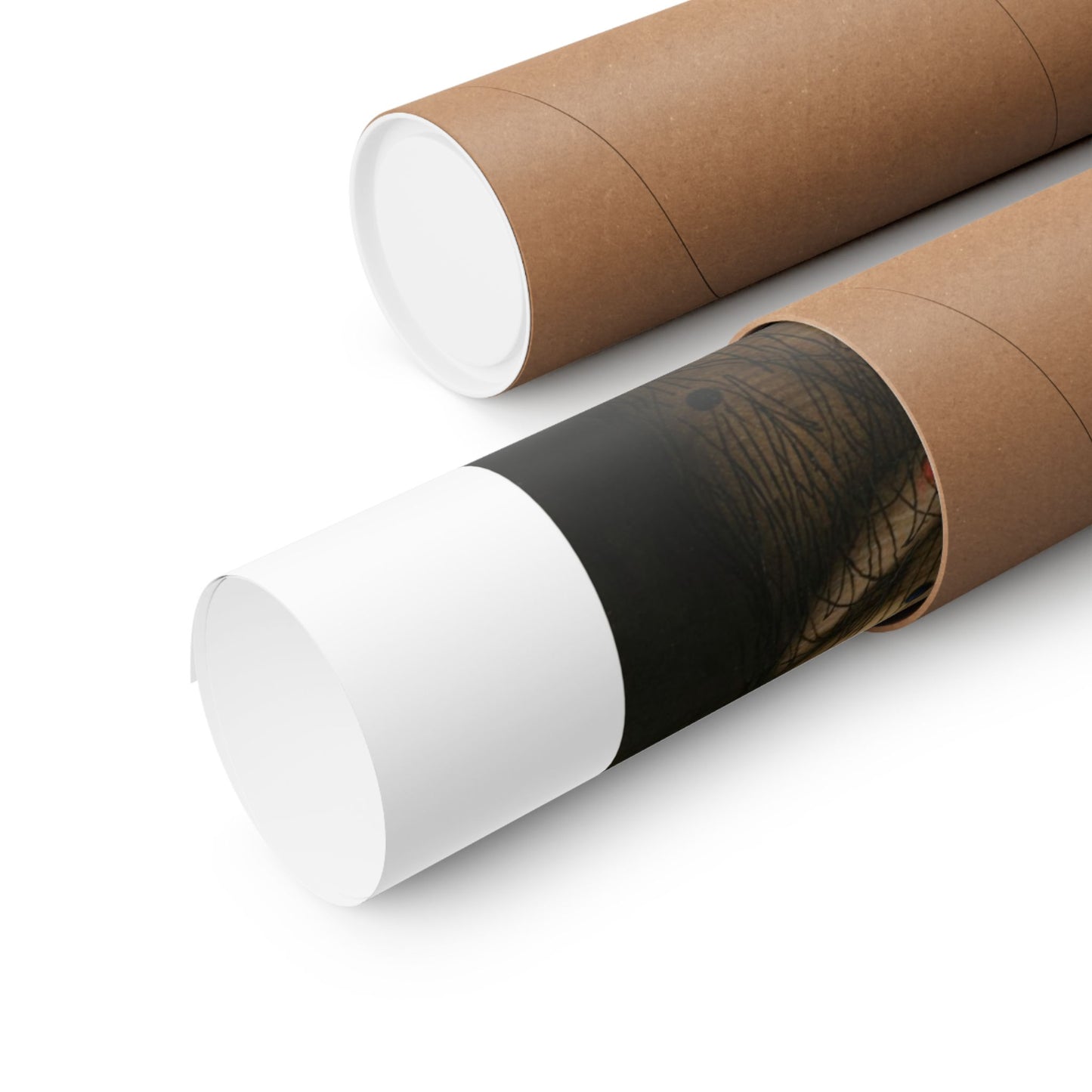 Matte Vertical Poster — Heeni Hirini and Child  —  Gottfried Lindauer