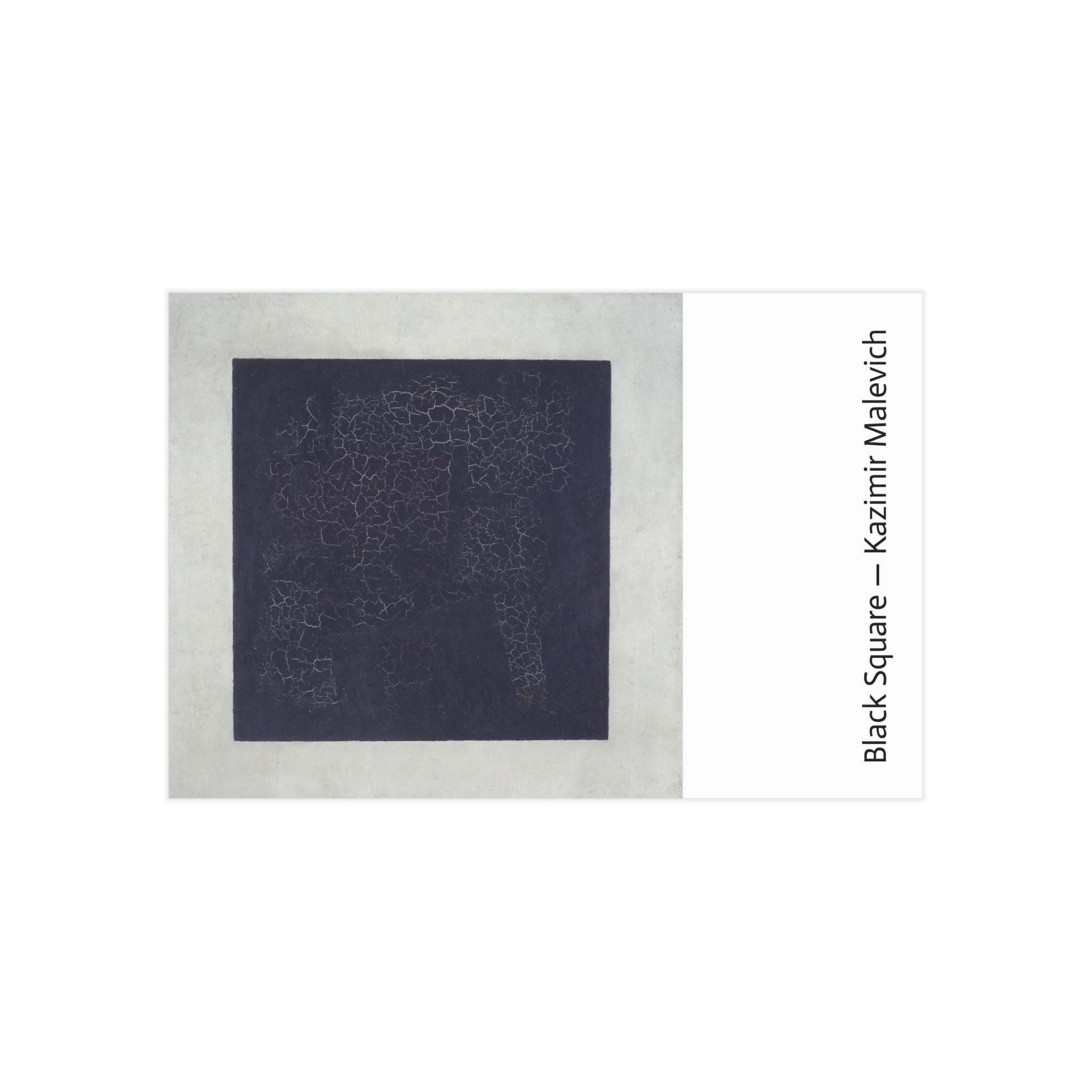 Mini Print : Black Square — Kazimir Malevich