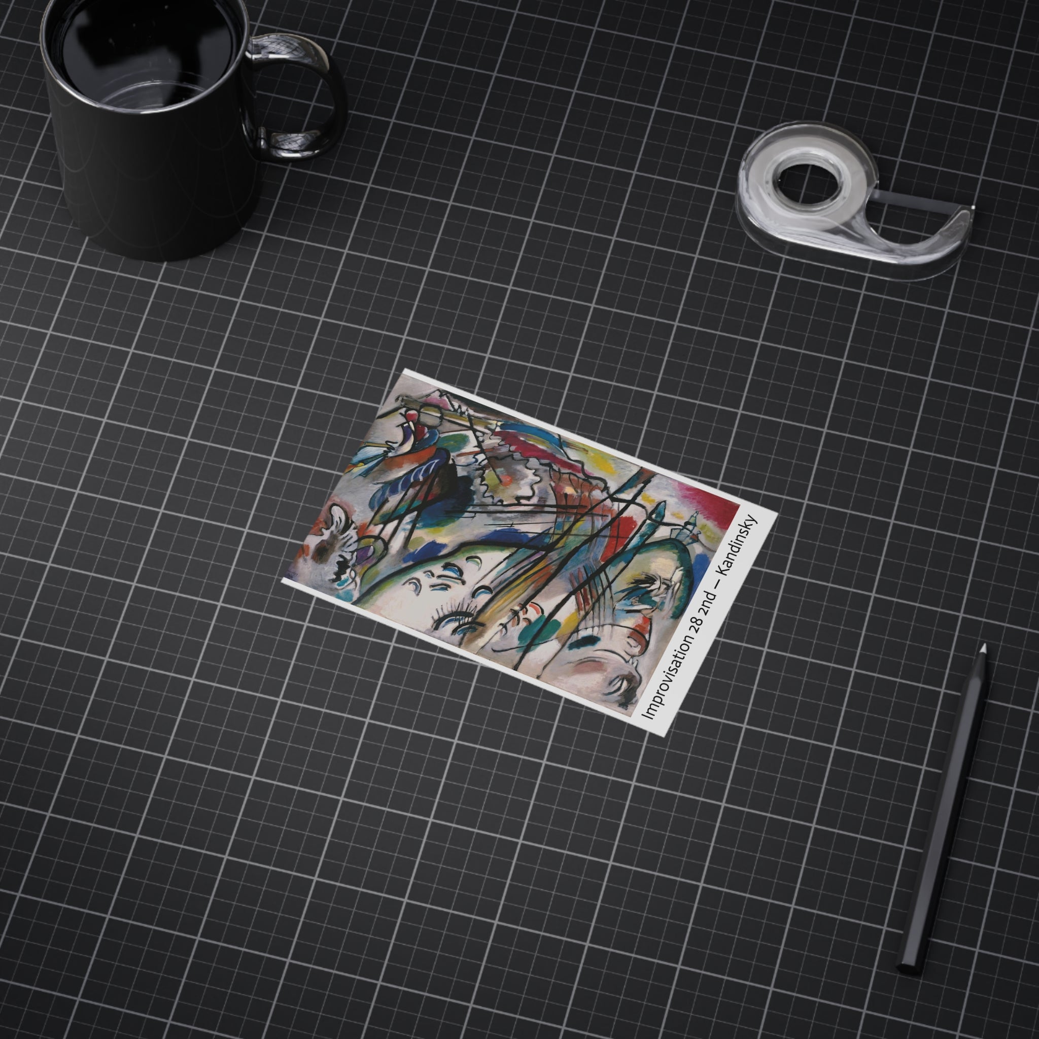 Mini Print : Improvisation 28 (second version) — Wassily Kandinsky