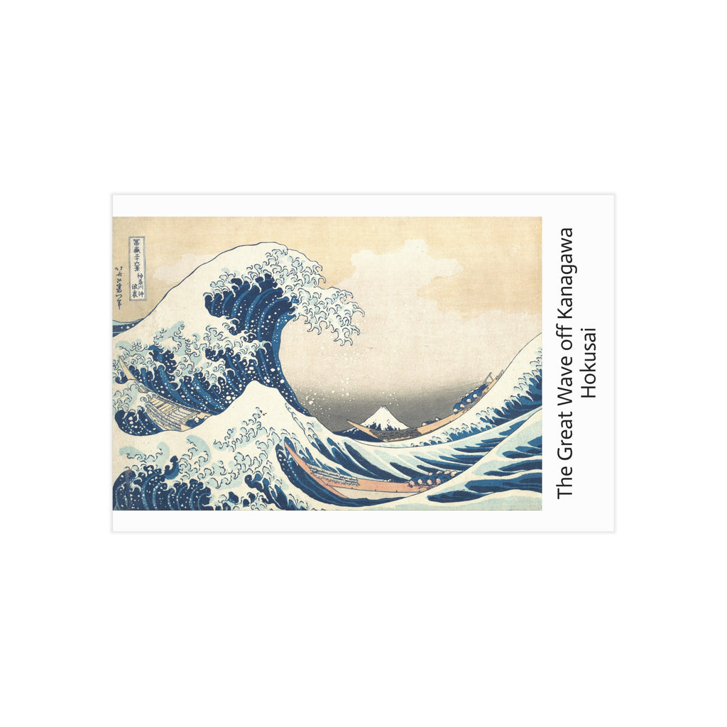Mini Print : The Great Wave off Kanagawa — Hokusai