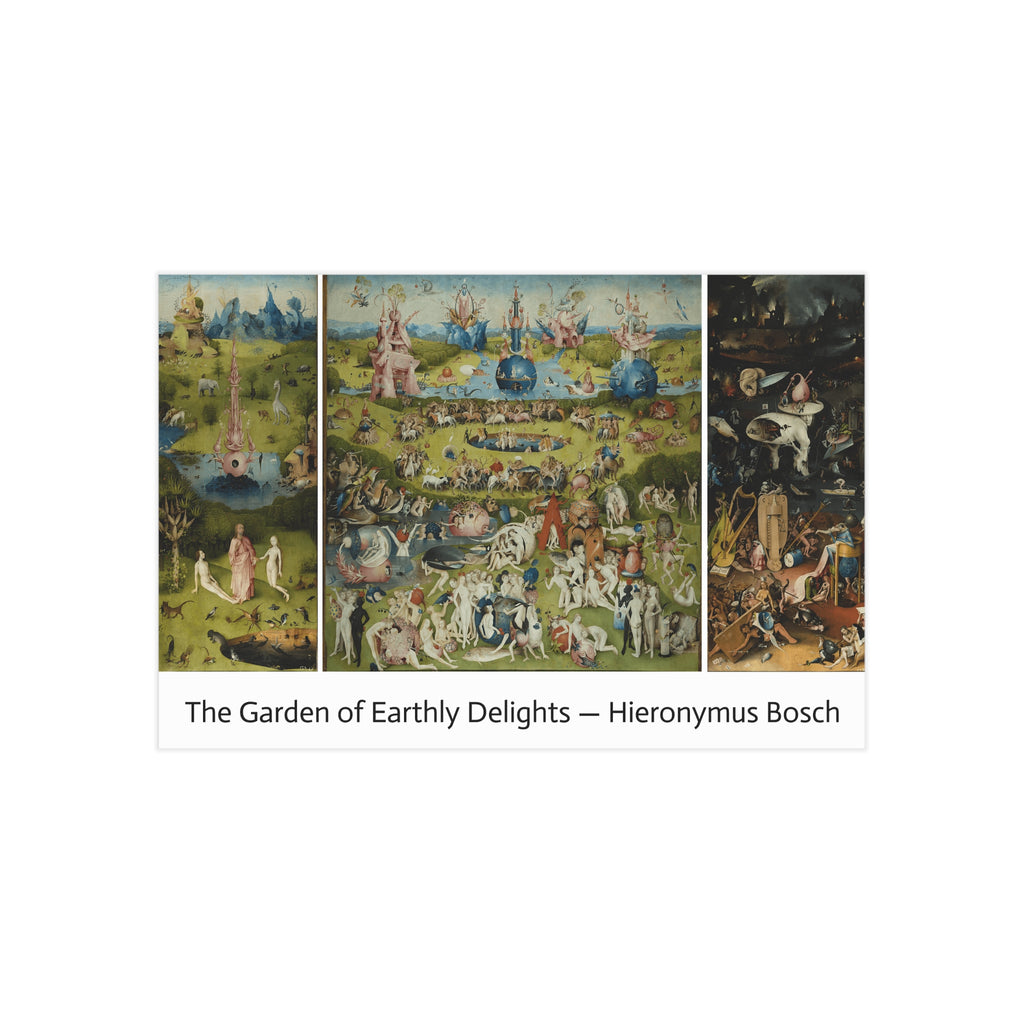 Mini Print : The Garden of Earthly Delights — Hieronymus Bosch